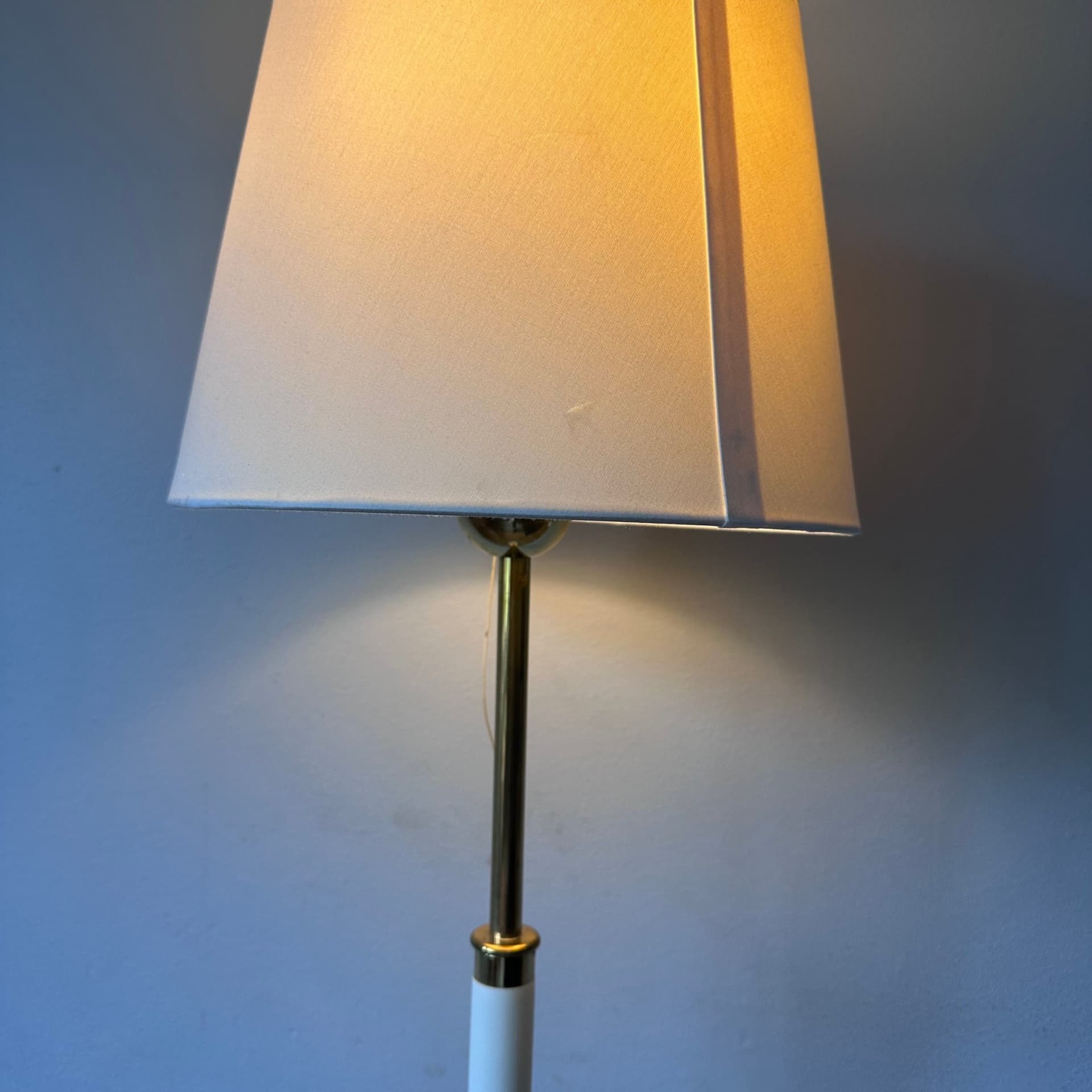 IKEA G303 Golvlampa - 150 cm - 80/90-tal - Mässing, trä