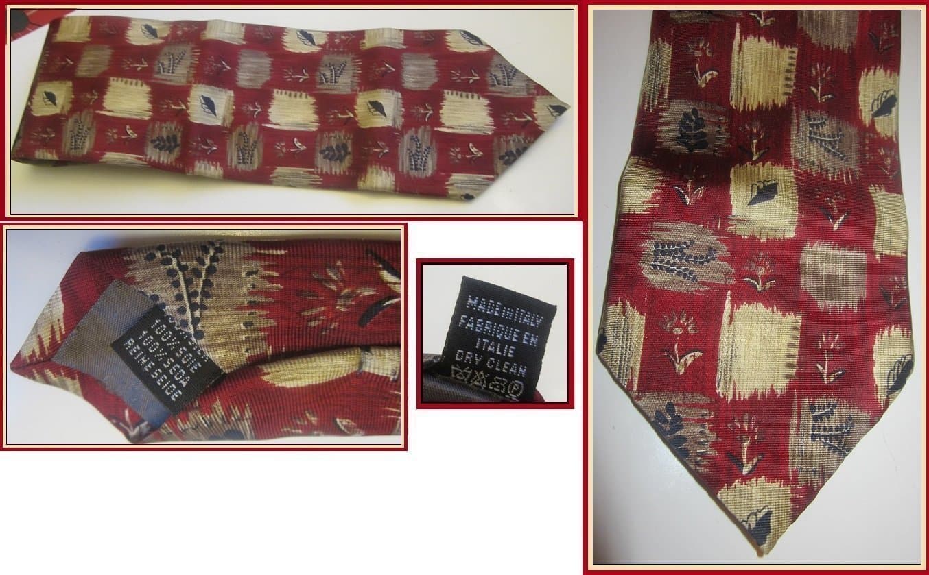Silk tie With Attitude By Jens Engwall Made in Italy 100% silk