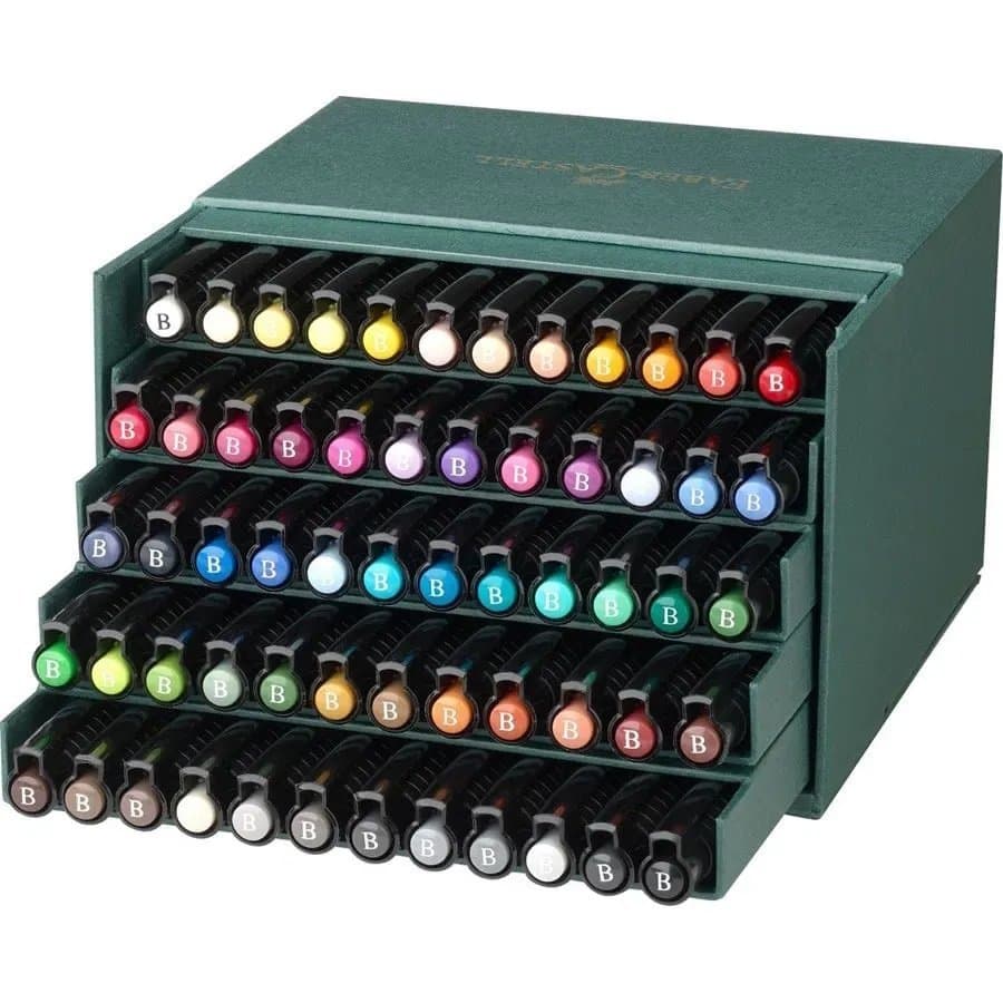 Faber-Castell PITT Artist Pen Brush studio Box 60 Set