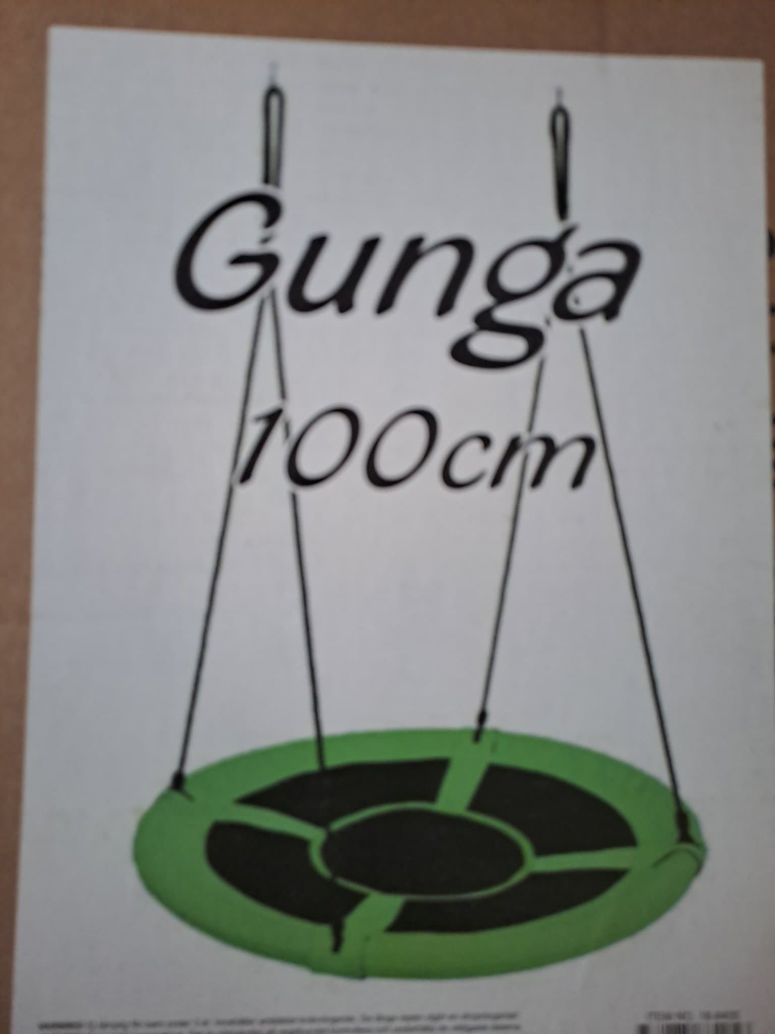Gunga, rundgunga, fågelbogunga, tefatsgunga