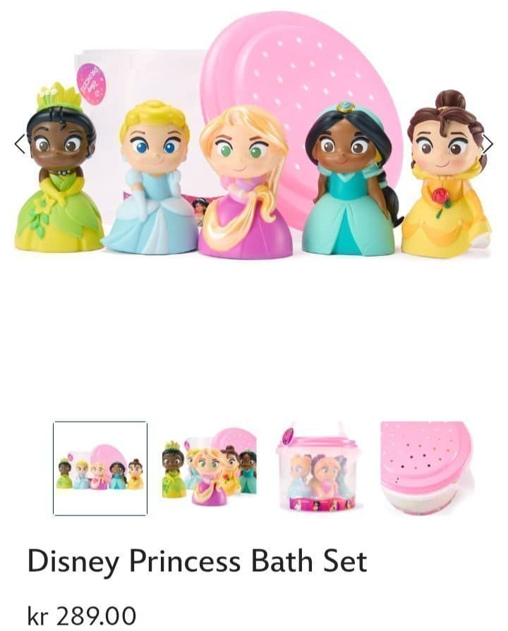 Disney Princess stora baddockor Badset