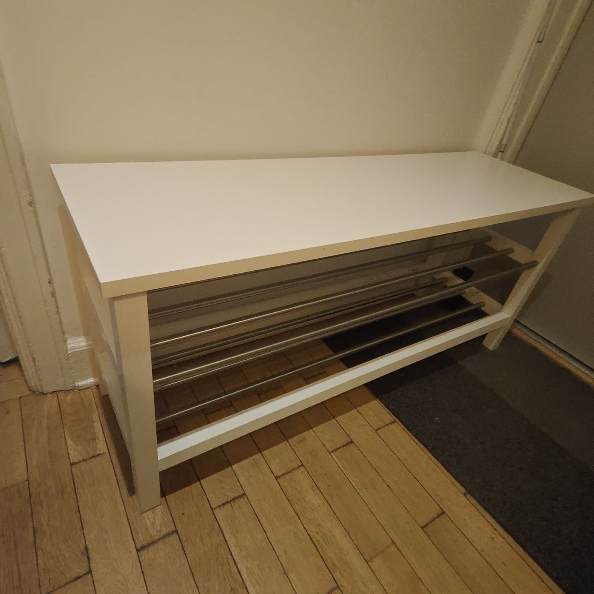TJUSIG bänk & Skohylla B108 x D34 x H50 cm