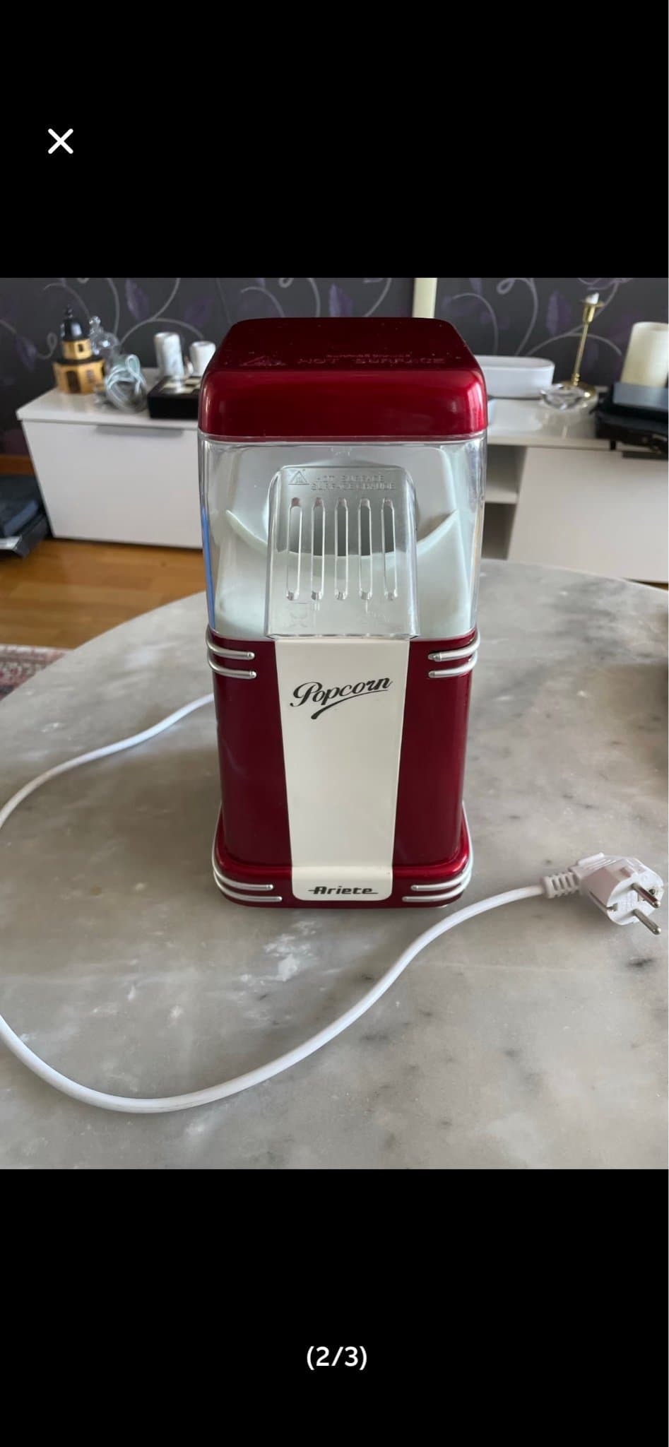 Ariete Popcornmaskin