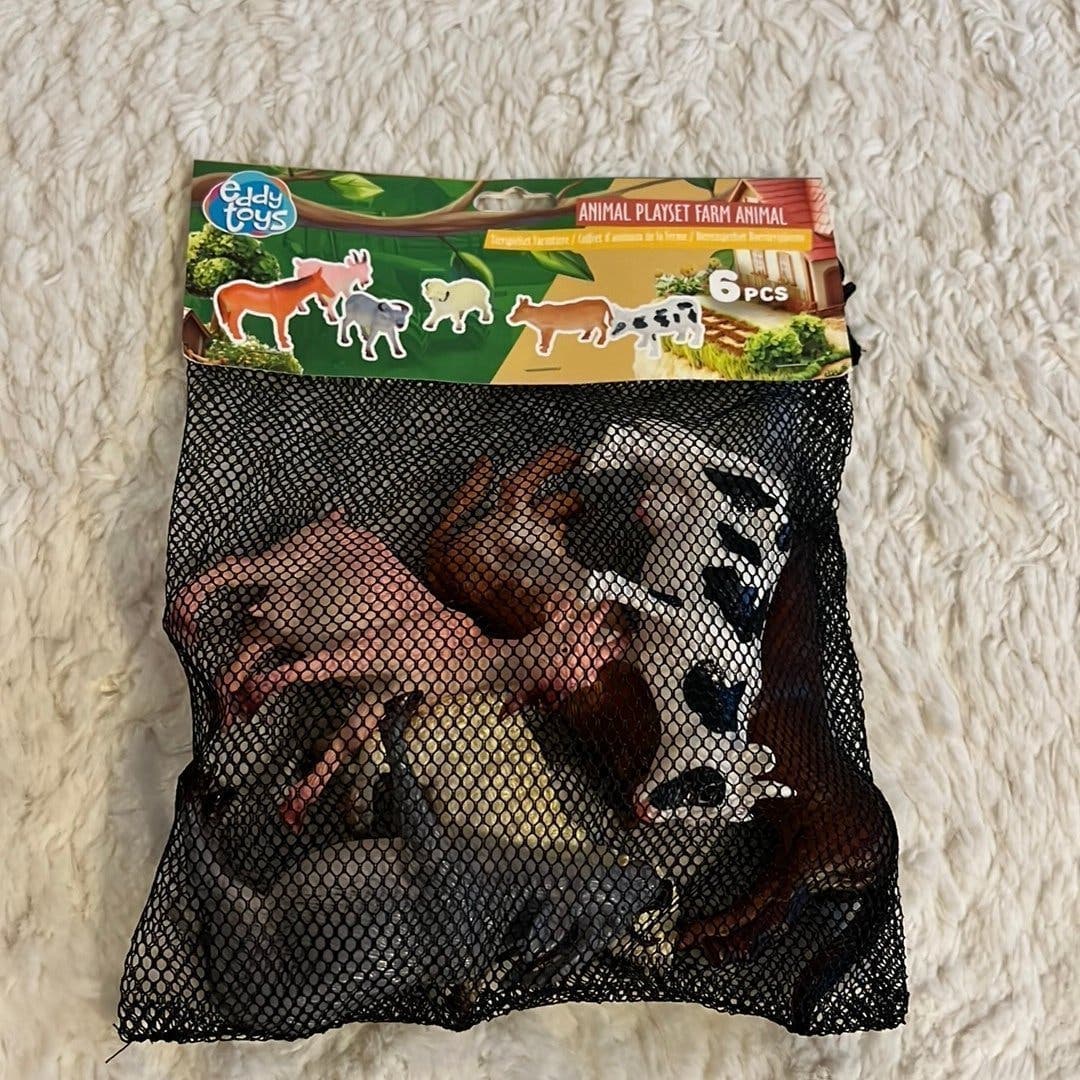 Eddy Toys Djurset - Bondgårdsdjur 6 delar