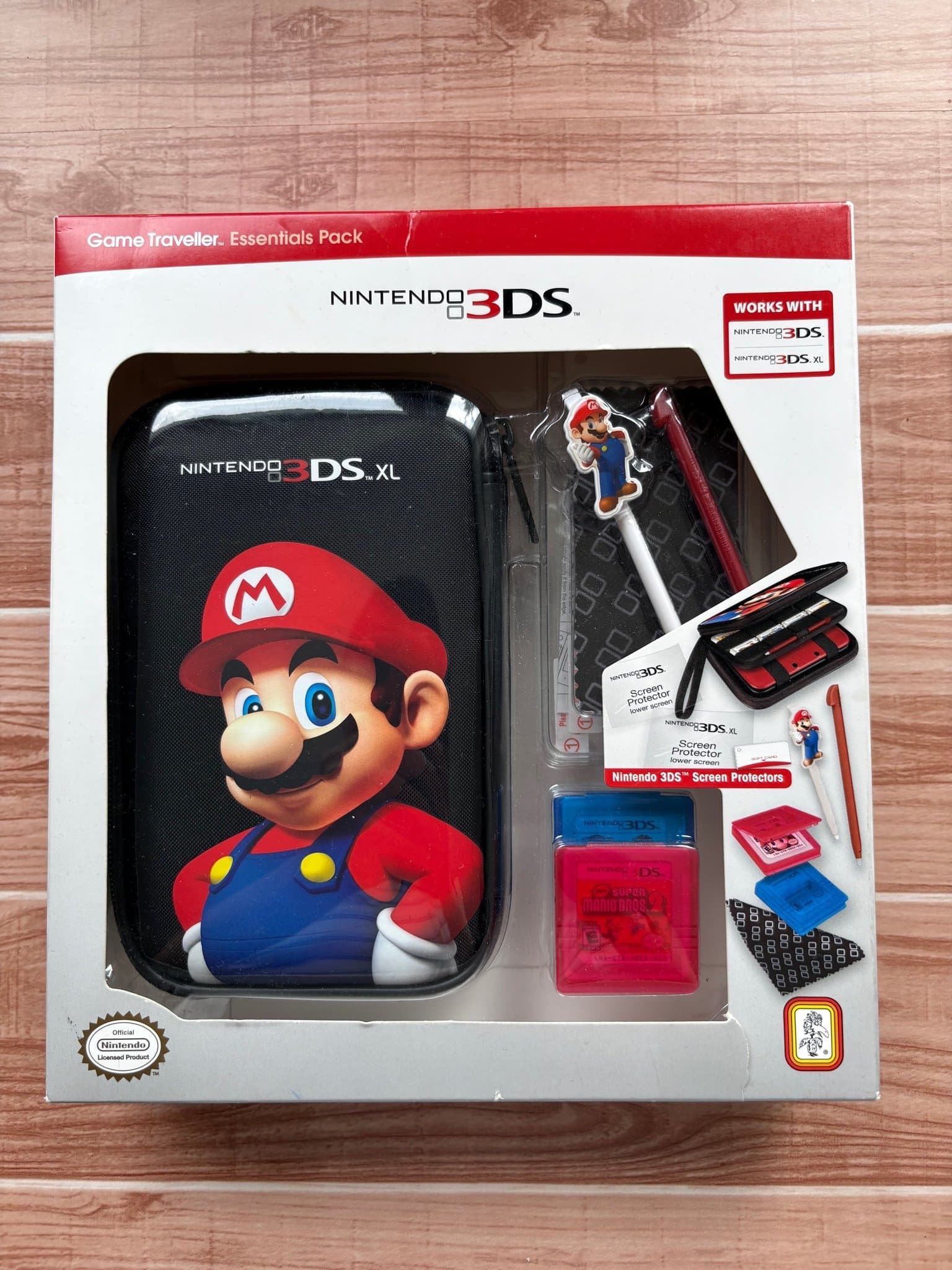 Nintendo 3DS XL Game Traveller Essentials Pack Mario