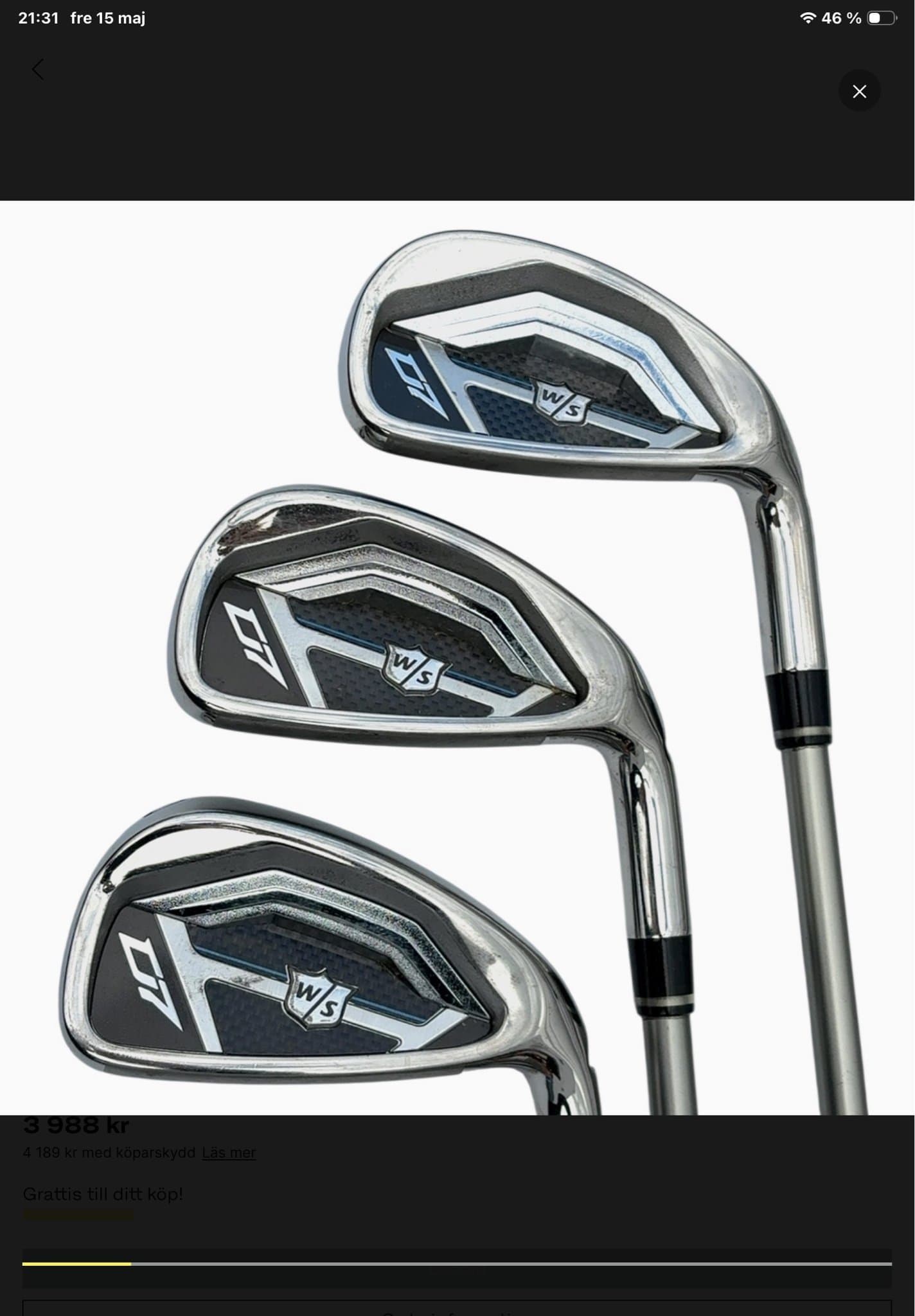 Wilson Staff D7 Järnklubbor (5-PW GW och SW