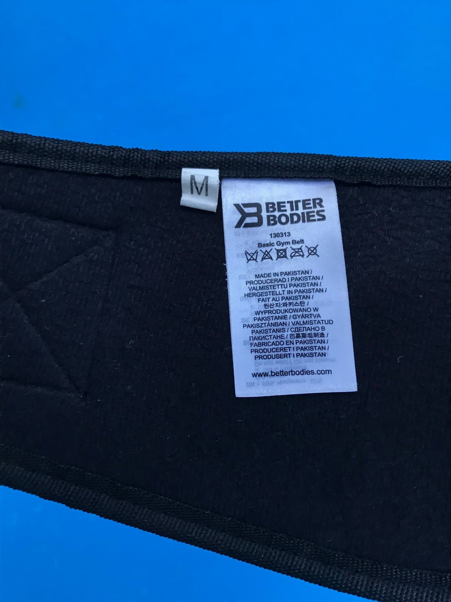 Better Bodies Basic Gym Belt, Träningsbälte , Storlek M