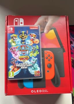 Nintendo Switch OLED med spel
