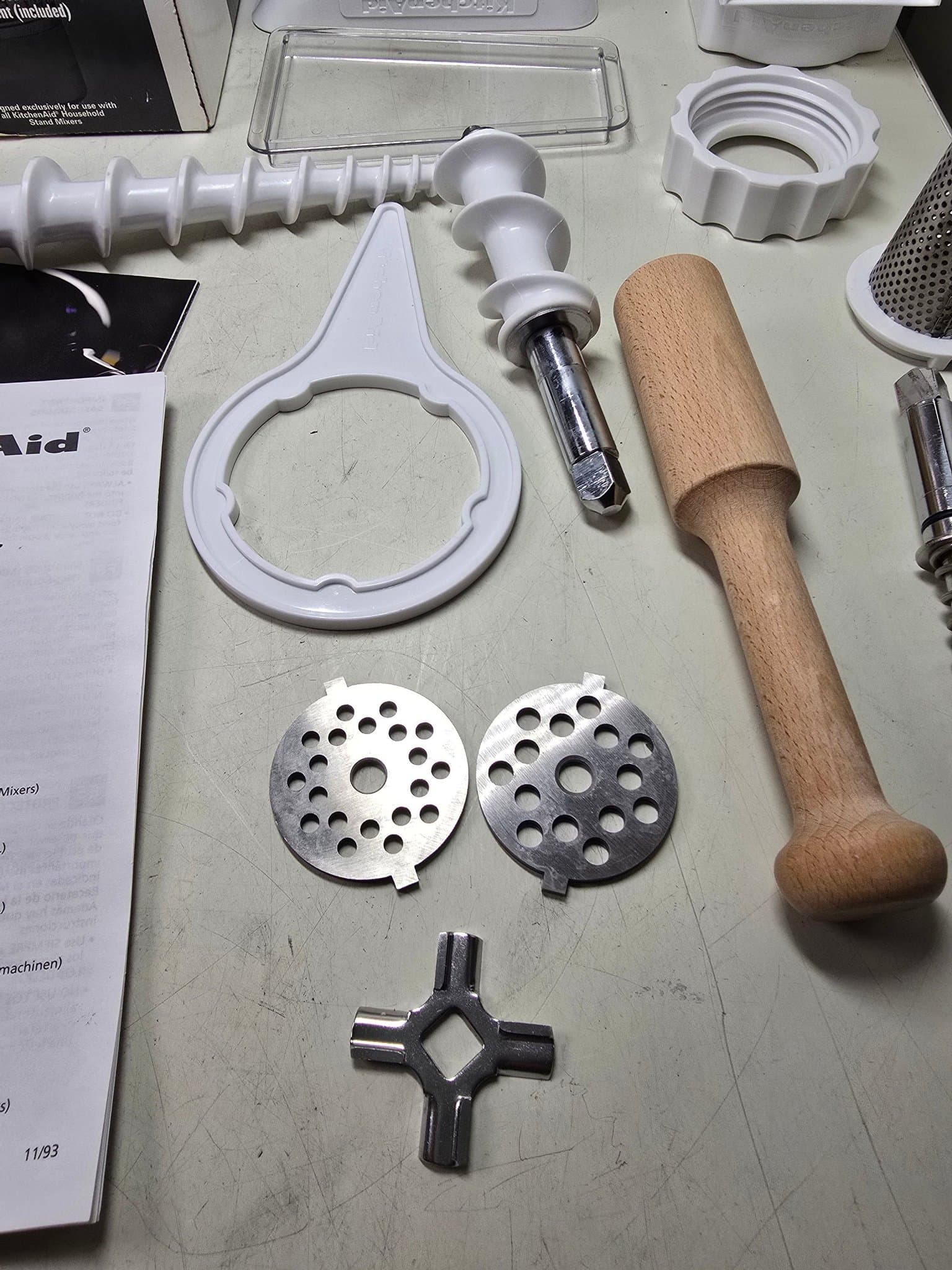 KitchenAid Frukt- och Grönsakssil med Köttkvarns tillbehör