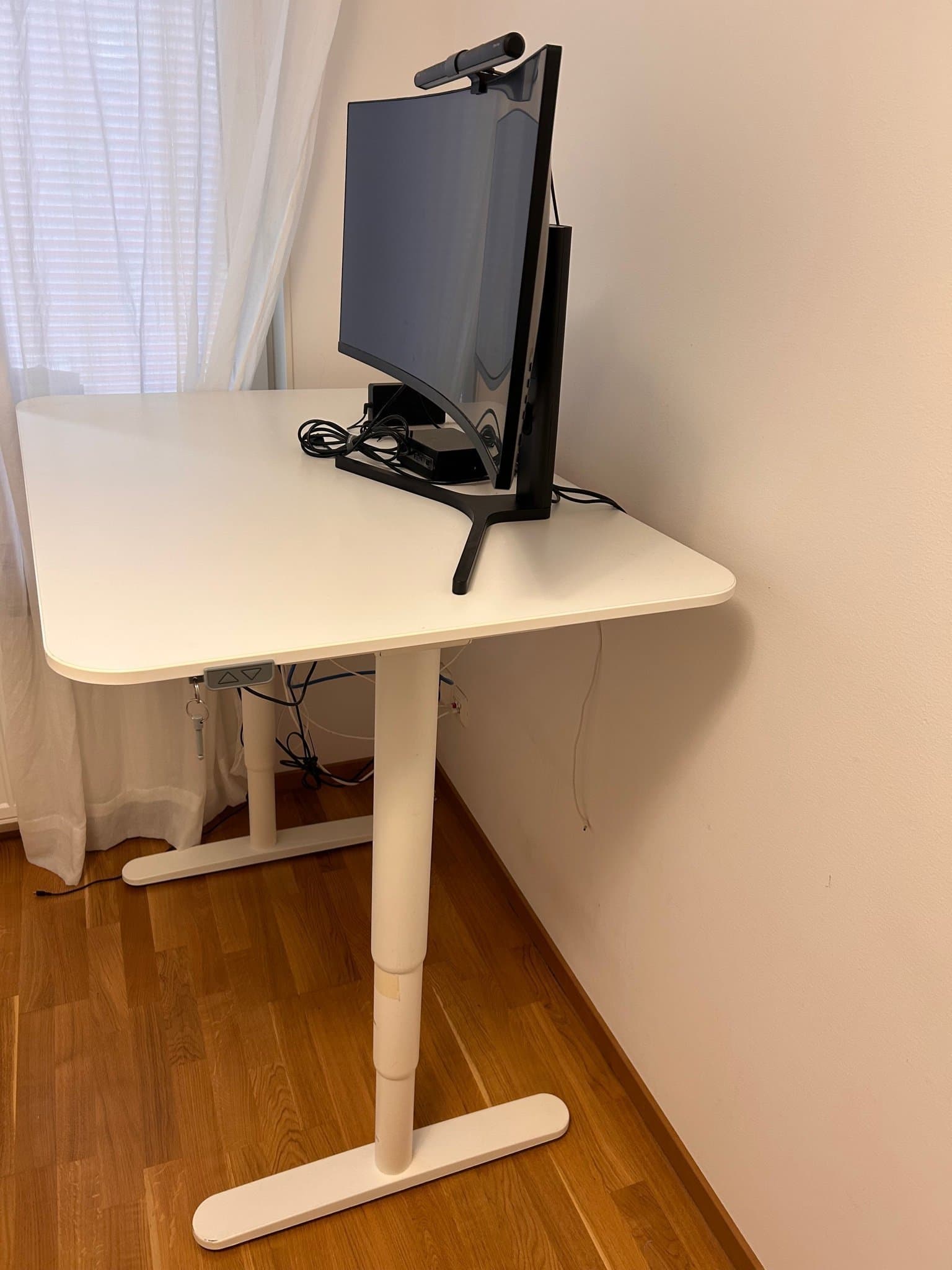 IKEA Trotten Skrivbord, vit, 120x80 cm