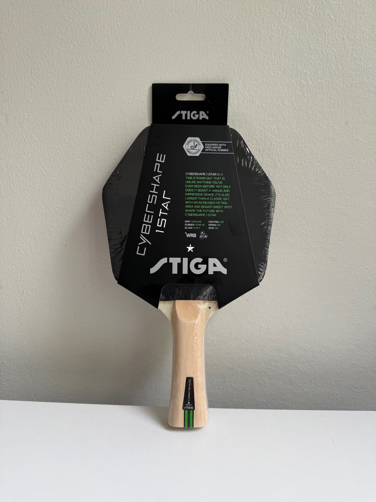 STIGA Cybershape 1-star bordtennisracket