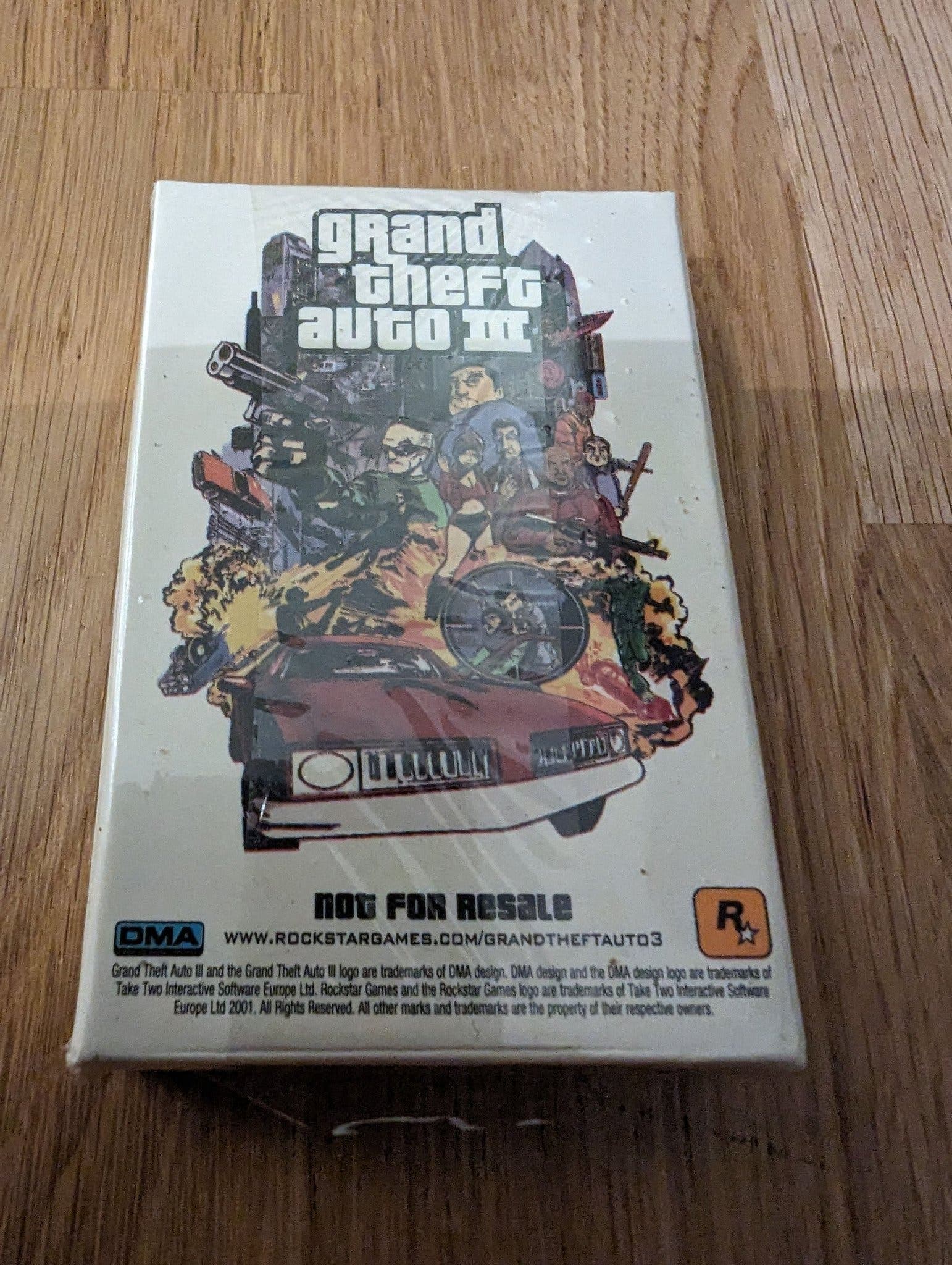 Spelkort Promo Rockstar Grand Theft Auto III playing cards SEALED promotion