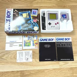 Gameboy Classic Konsol - originalförpackning och Tetris (SCN) - Nintendo Gameboy