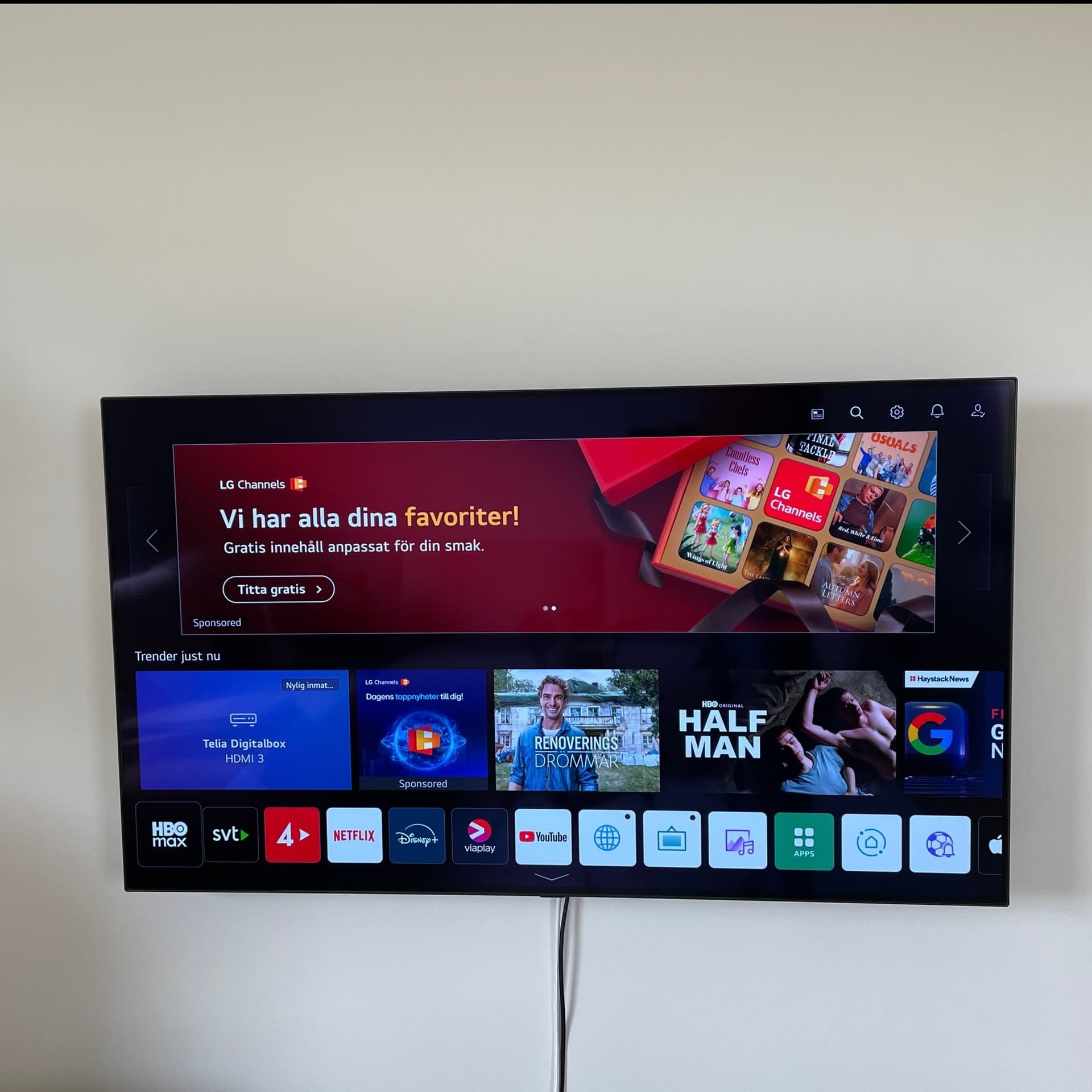 Smart TV, LG OLED48A16LA, 48 tum, 4K OLED
