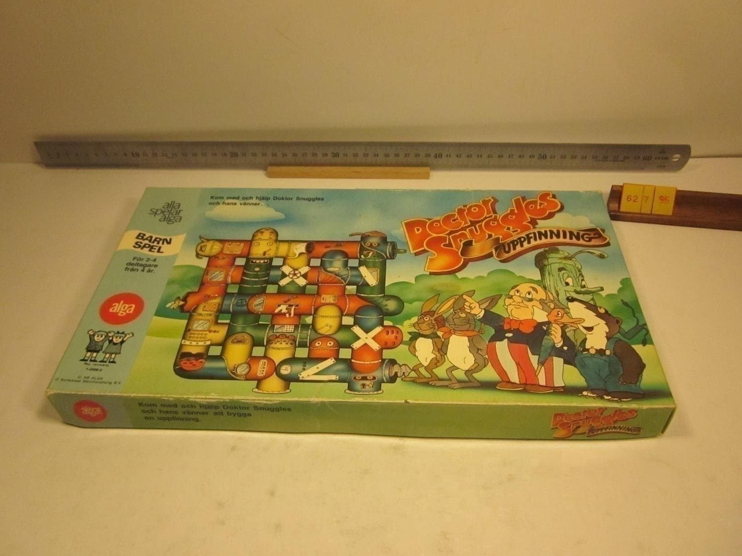 Doctor Snuggles uppfinning, Alga 1979, Komplett, ovanliga versionen utan ...