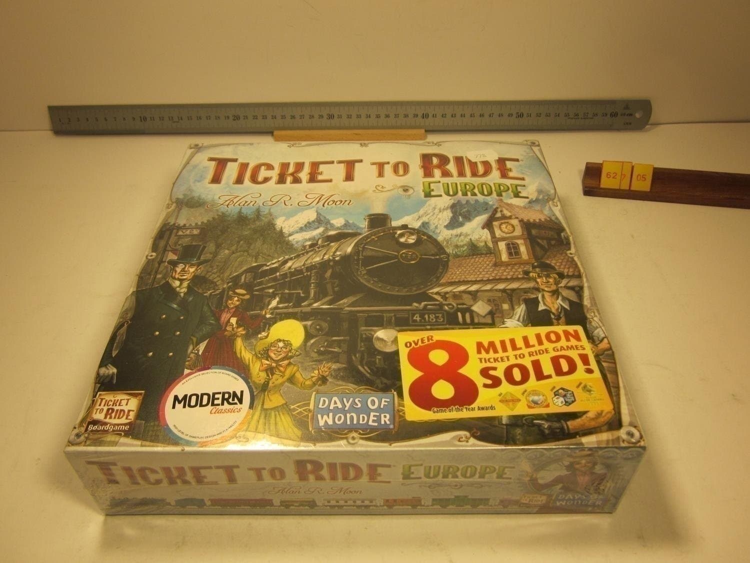 Ticket to Ride Europe, Nordisk utgåva, Days of Wonder 2020, NYTT och inplastat