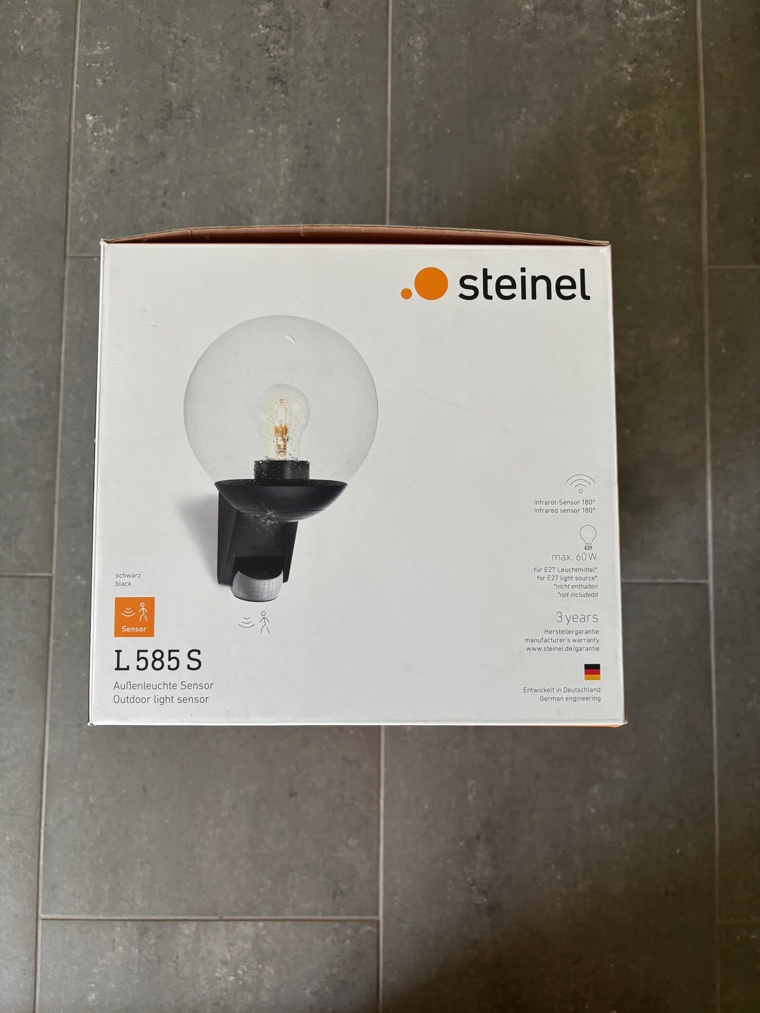 Utomhuslampa med rörelsesensor