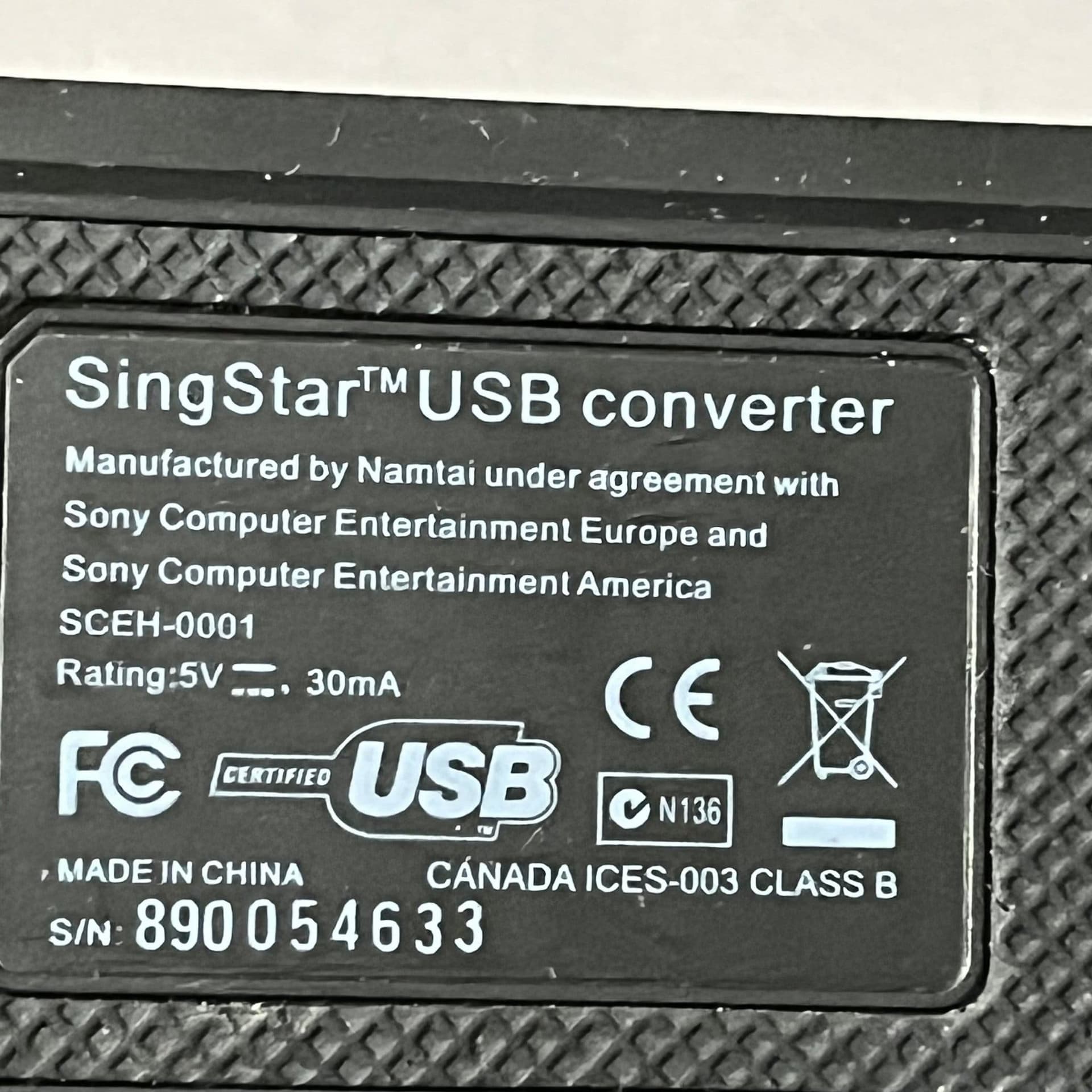 SingStar USB-omvandlare SCEH-0001