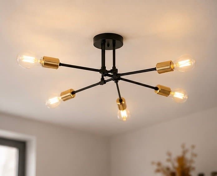 Modern taklampa i stilren design
