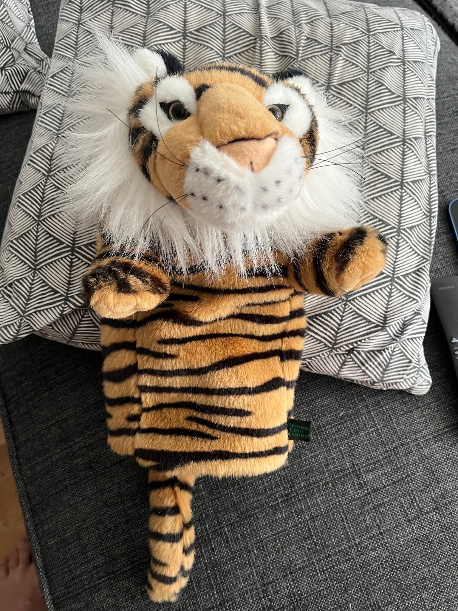Tigermjukisdjur till Driver