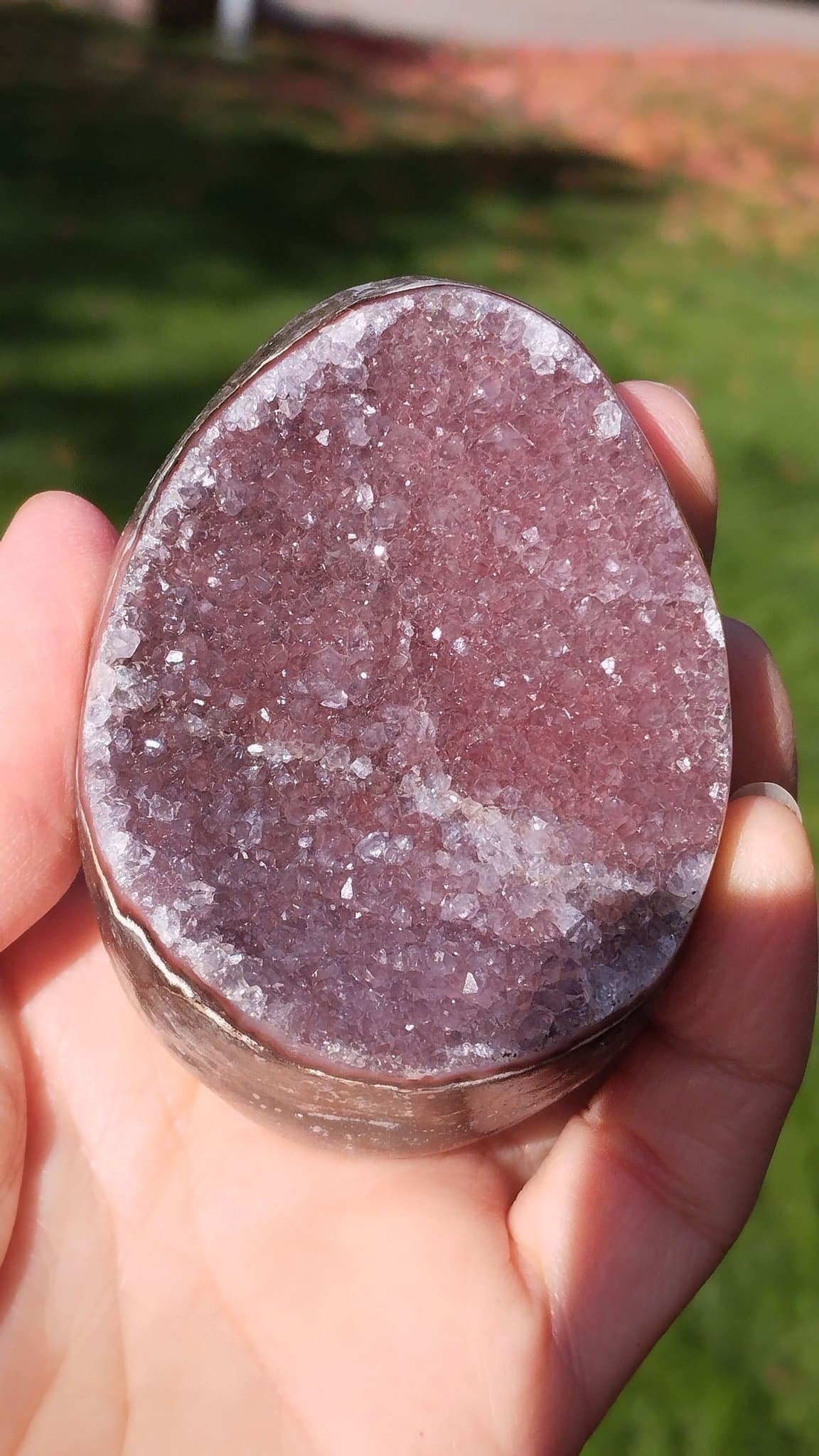 Äggformade gummigodis kristall,Crystal Cluster