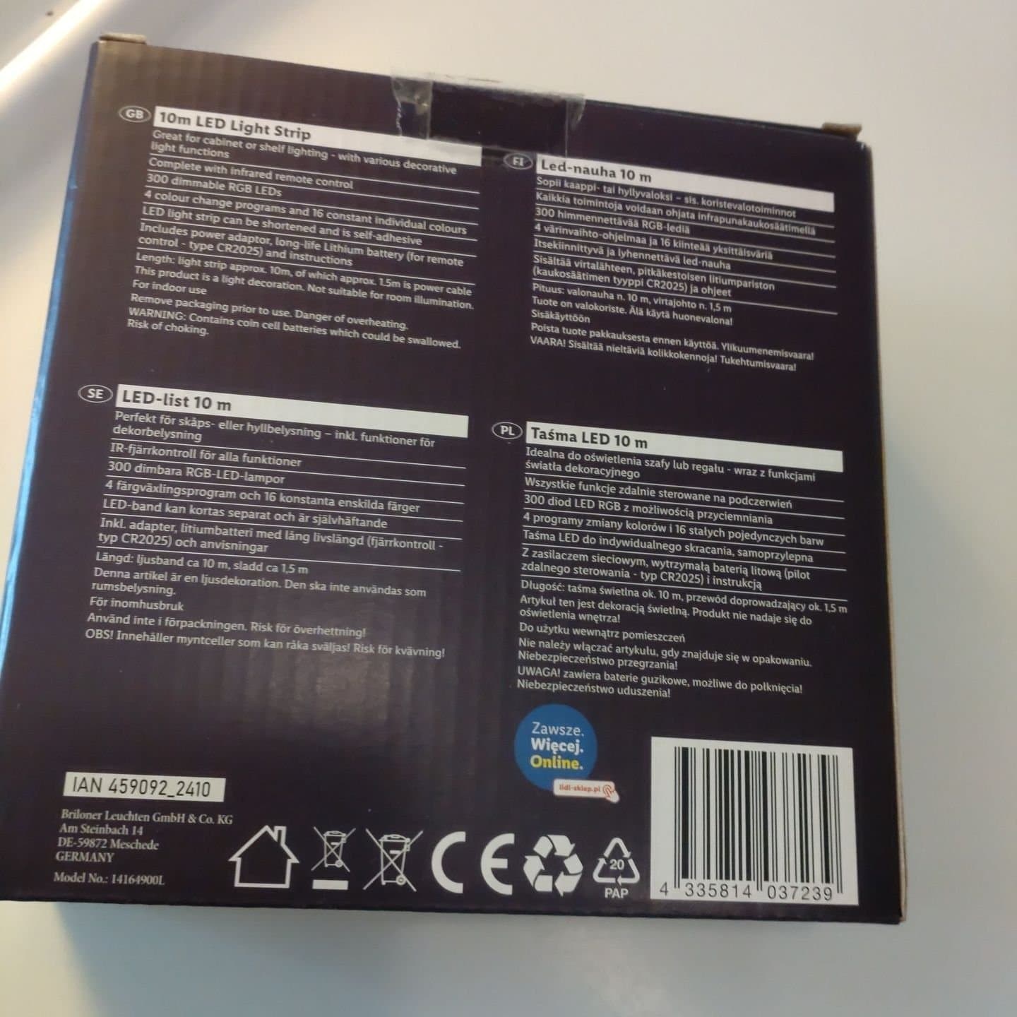 LIVARNO home 10m LED Ljuslist