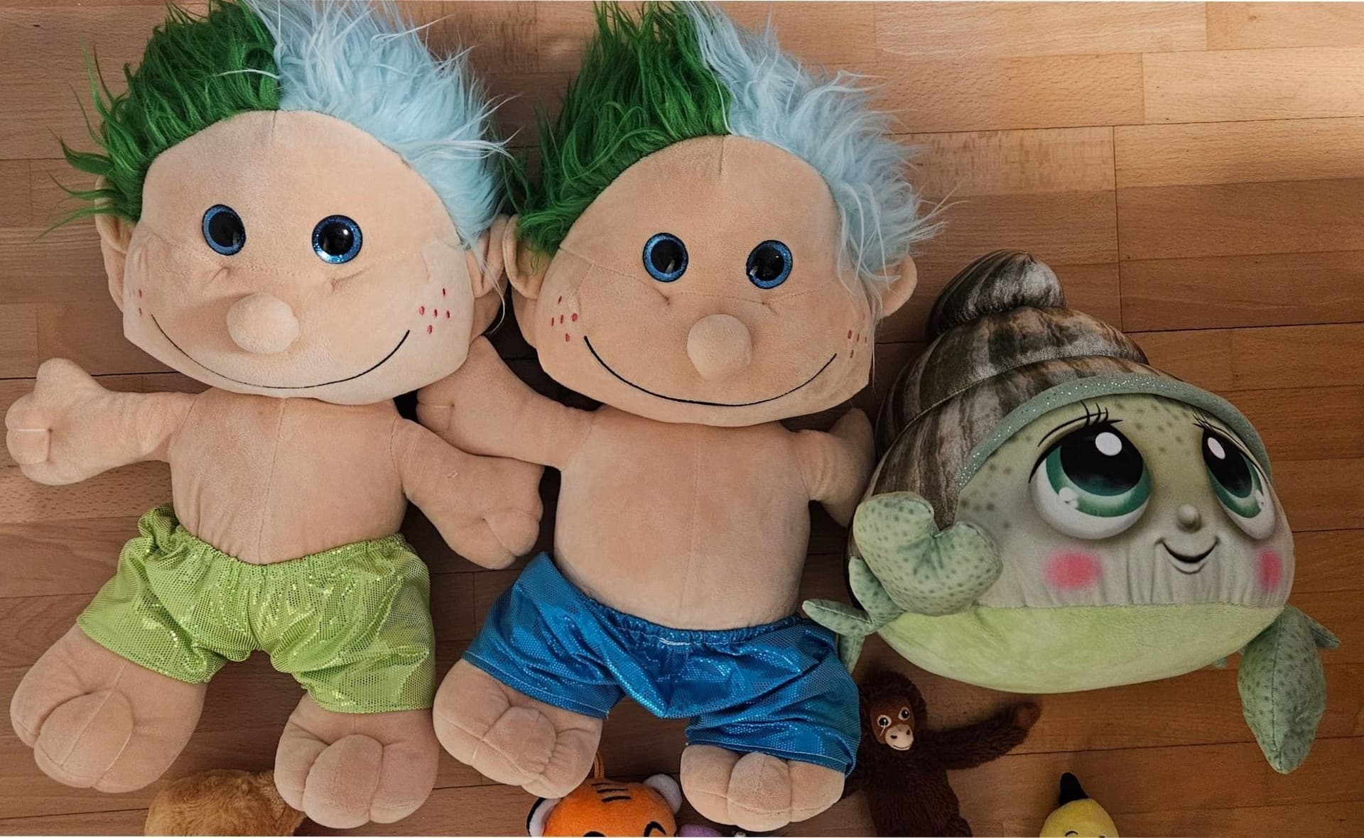 Stort paket med blandade mjukdjur