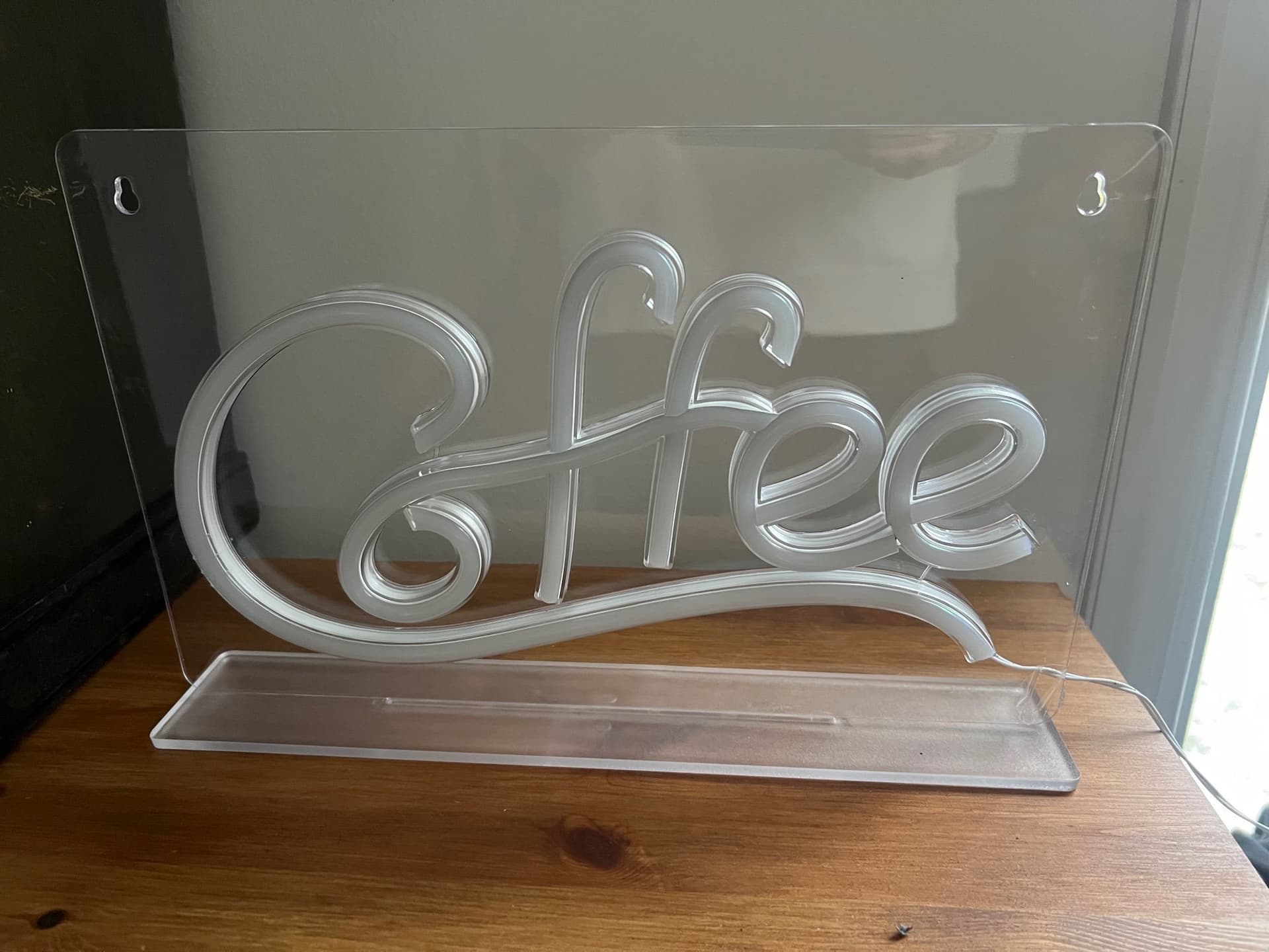 LED-skylt "Coffee" - USB-driven