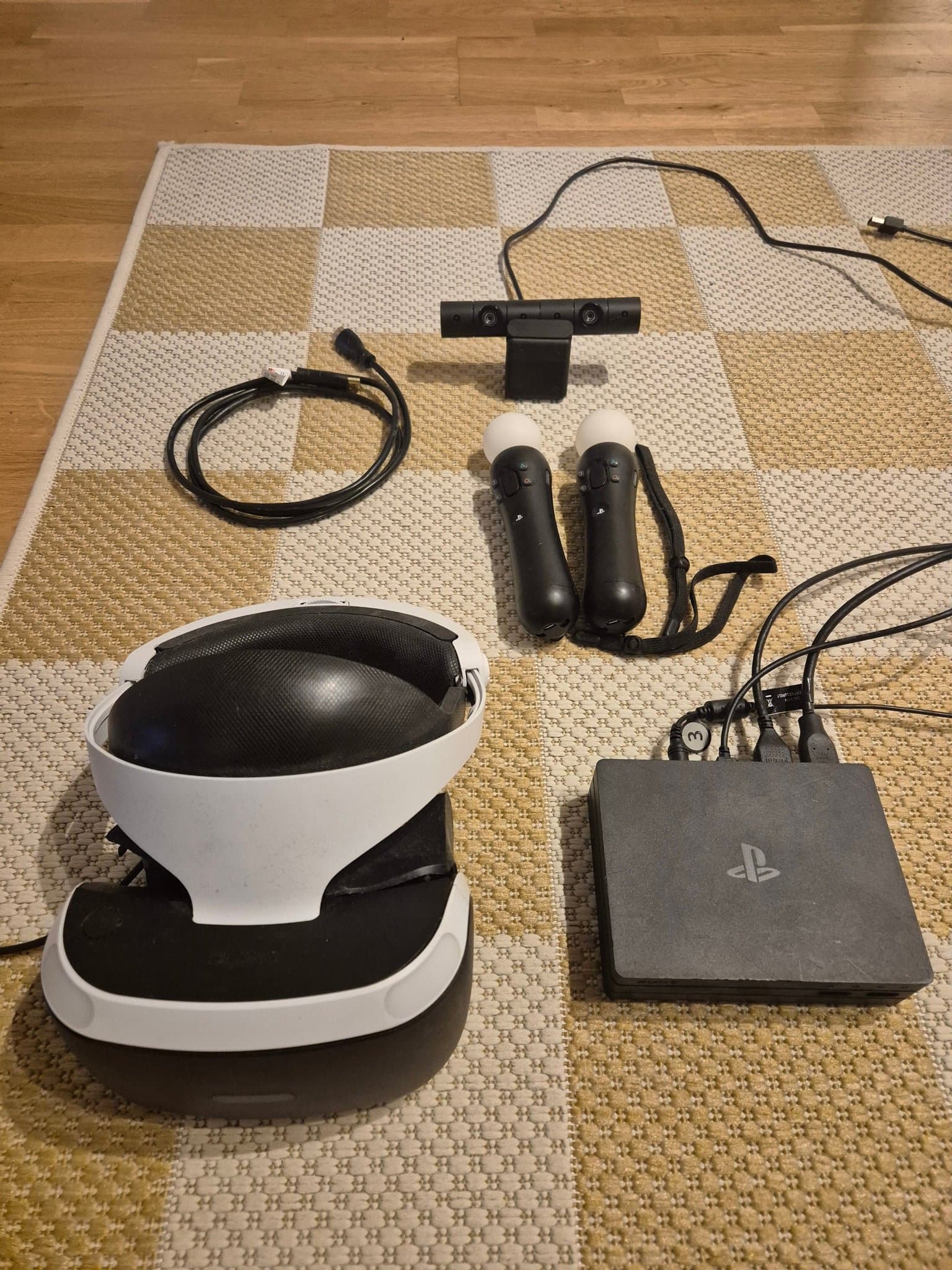 PlayStation VR-headset med tillbehör