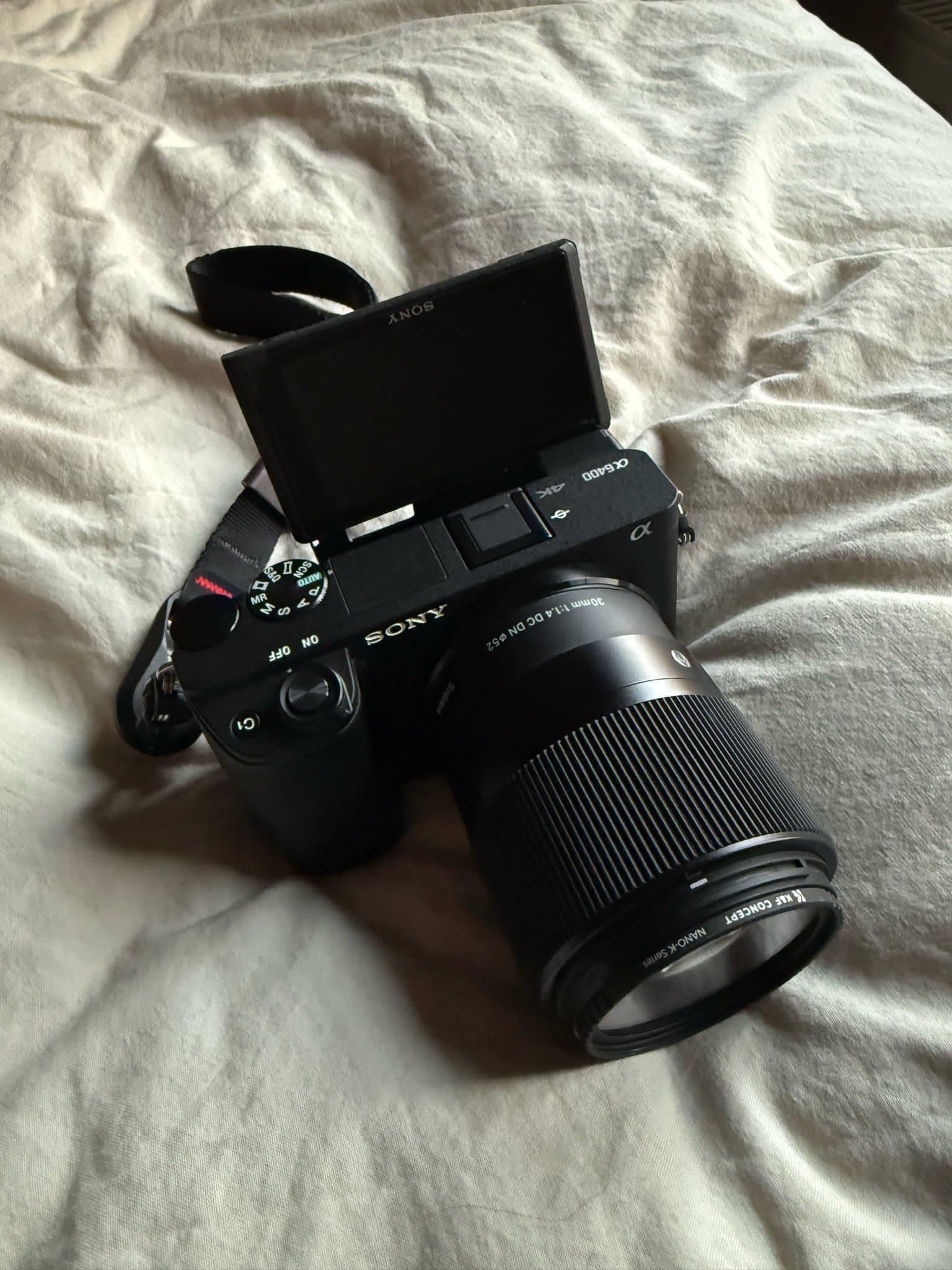 Sony A6400 med Sigma 30mm