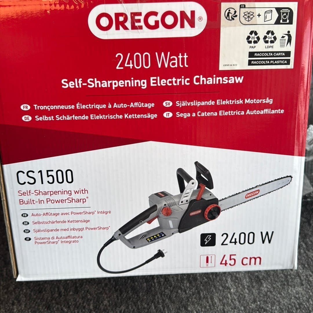 Oregon CS1500 Självslipande elektrisk motorsåg 2400W