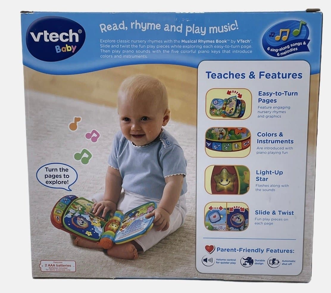 VTech Musical Rhymes Book – interaktiv musikbok på engelska.