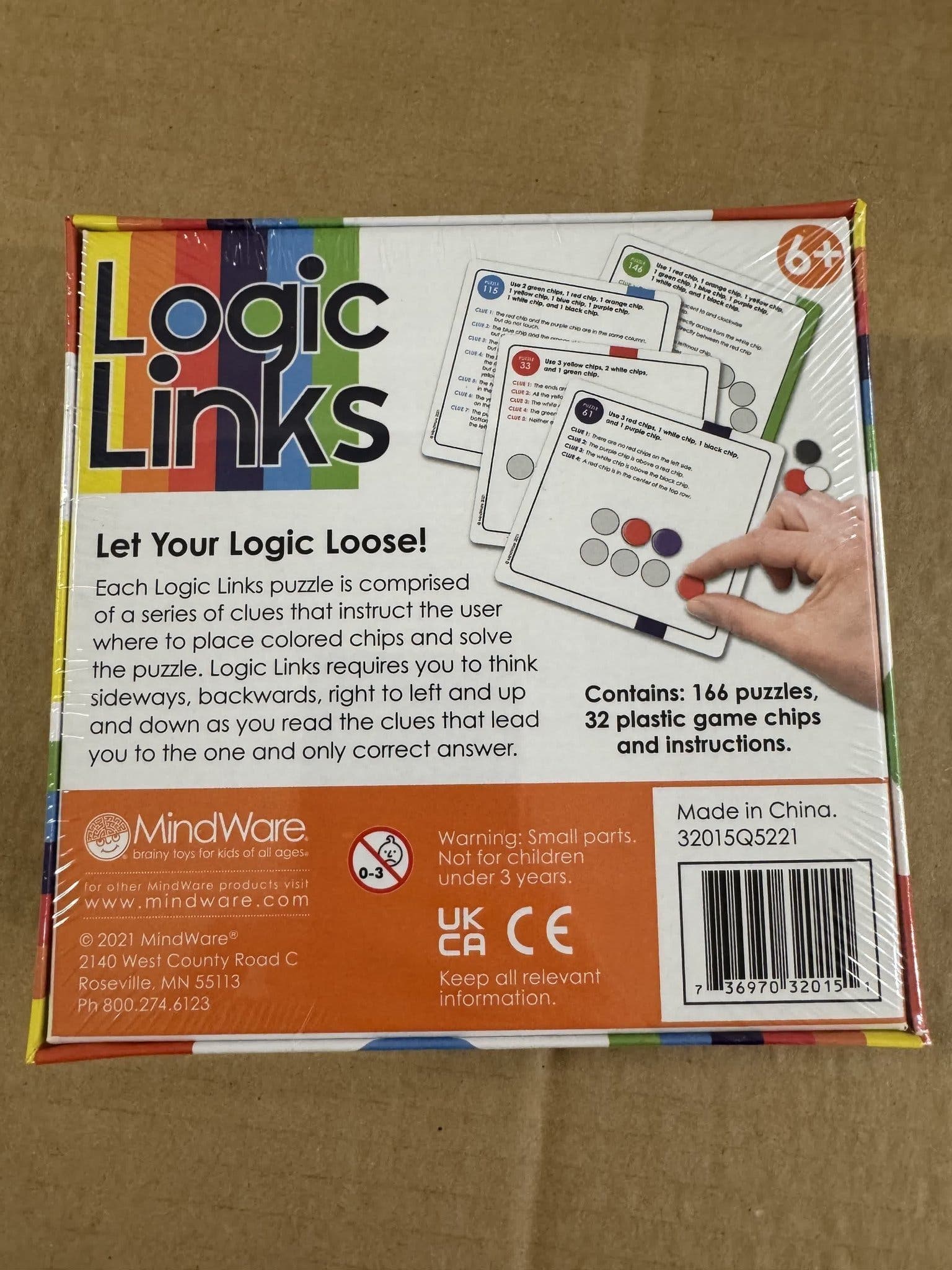 Spel - Logic Links – Hjärngympa vuxna och barn