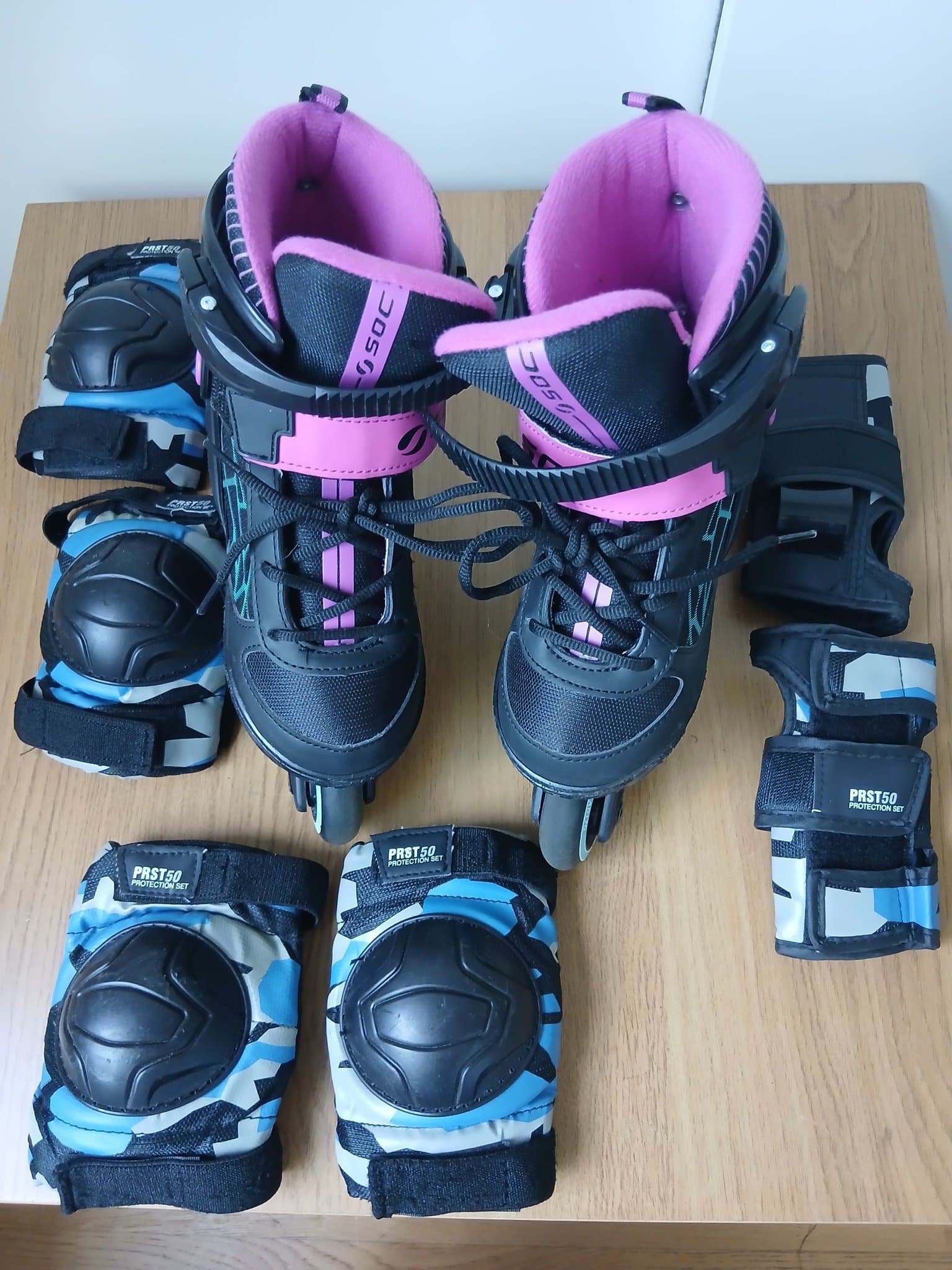 Inlines med skydd, storlek 31-34