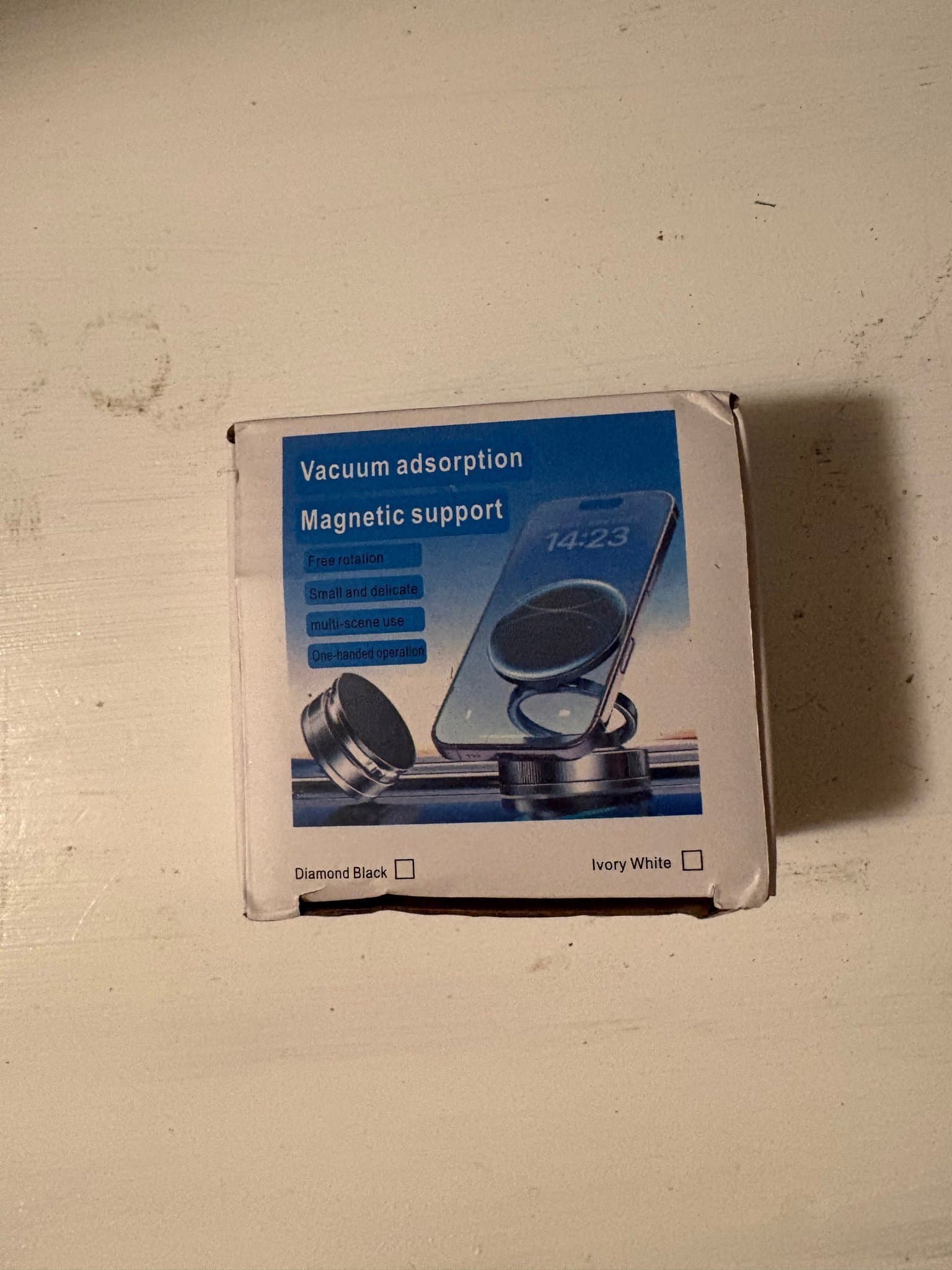 Mobilhållare med sugpropp & magnet