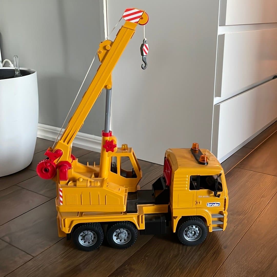 Bruder MAN Lastbil med Teleskopkran