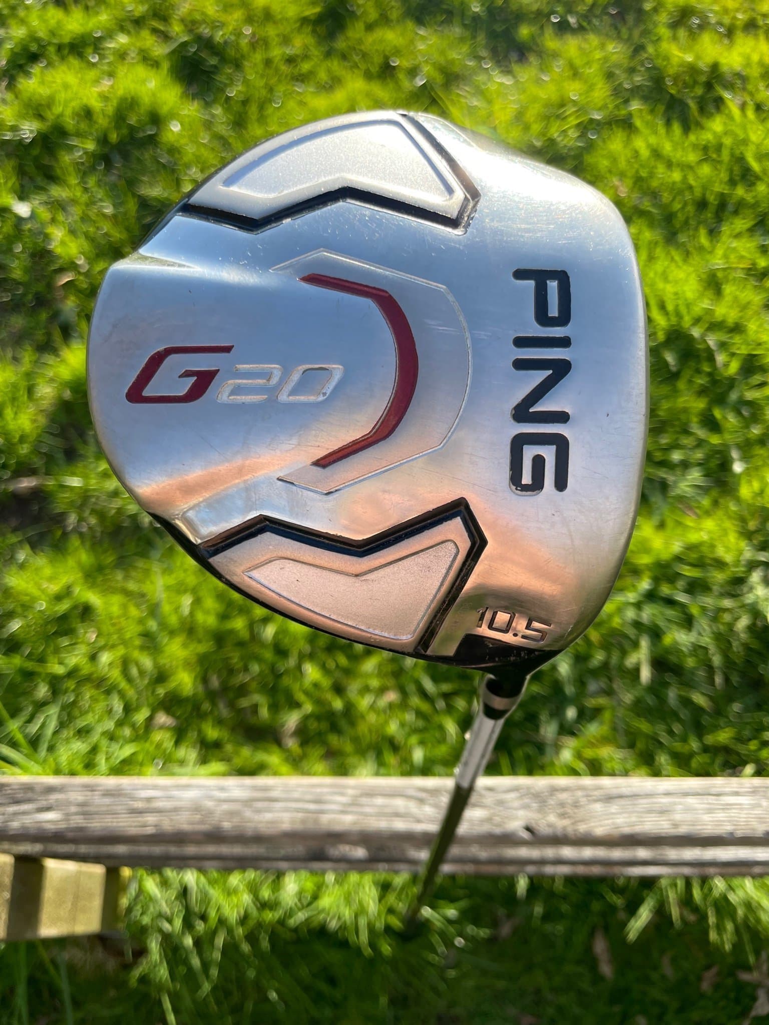 PING G20 Driver 10.5° med S-Flex skaft och Golf Pride Tour Wrap Midsize grepp
