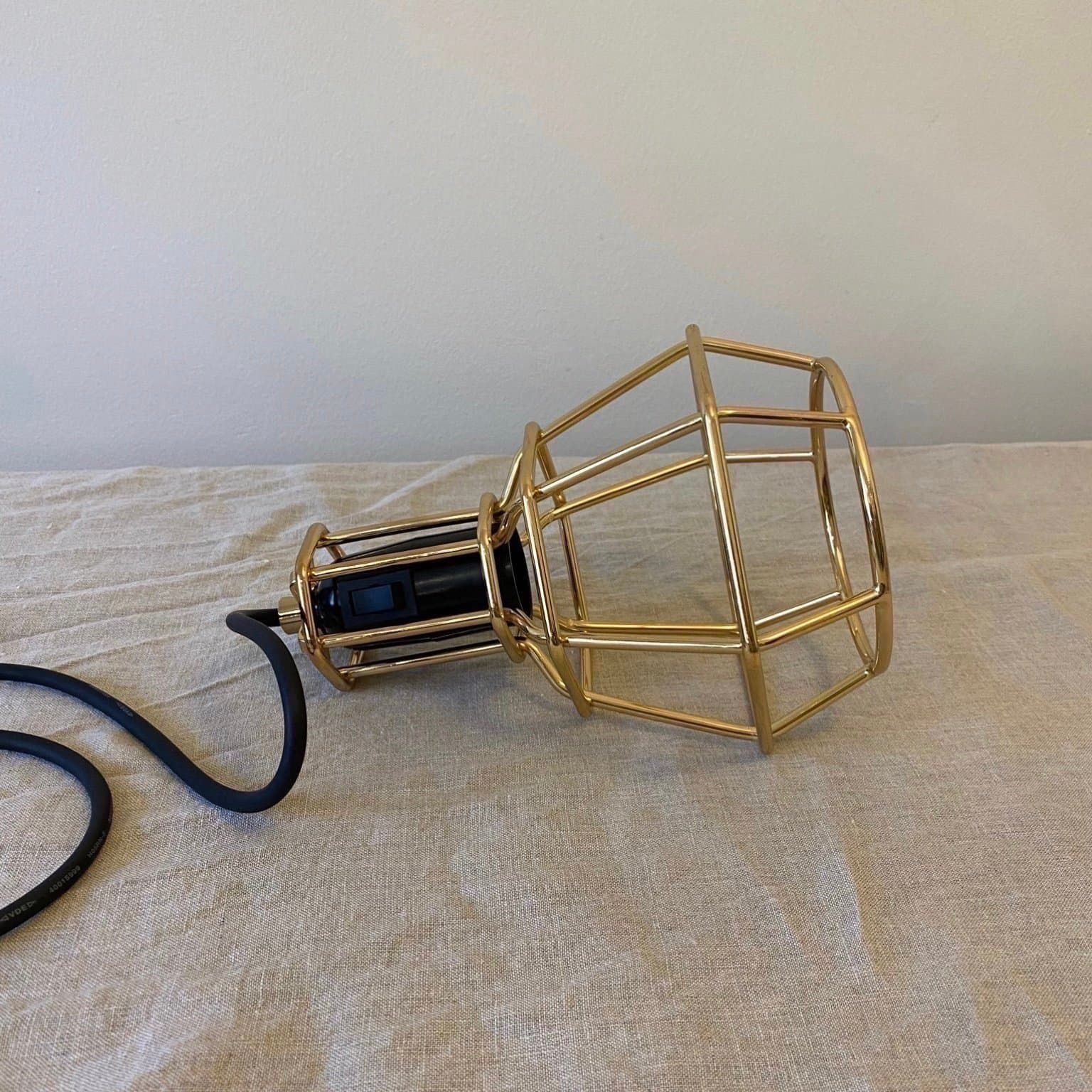 Design House Stockholm Work Lamp Gold 24K • Taklampa • Bordslampa • Vägglampa