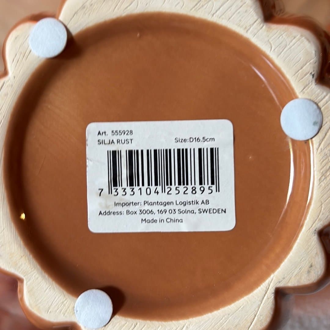 SILJA RUST terrakotta krukor ytterfoder, 2-pack
