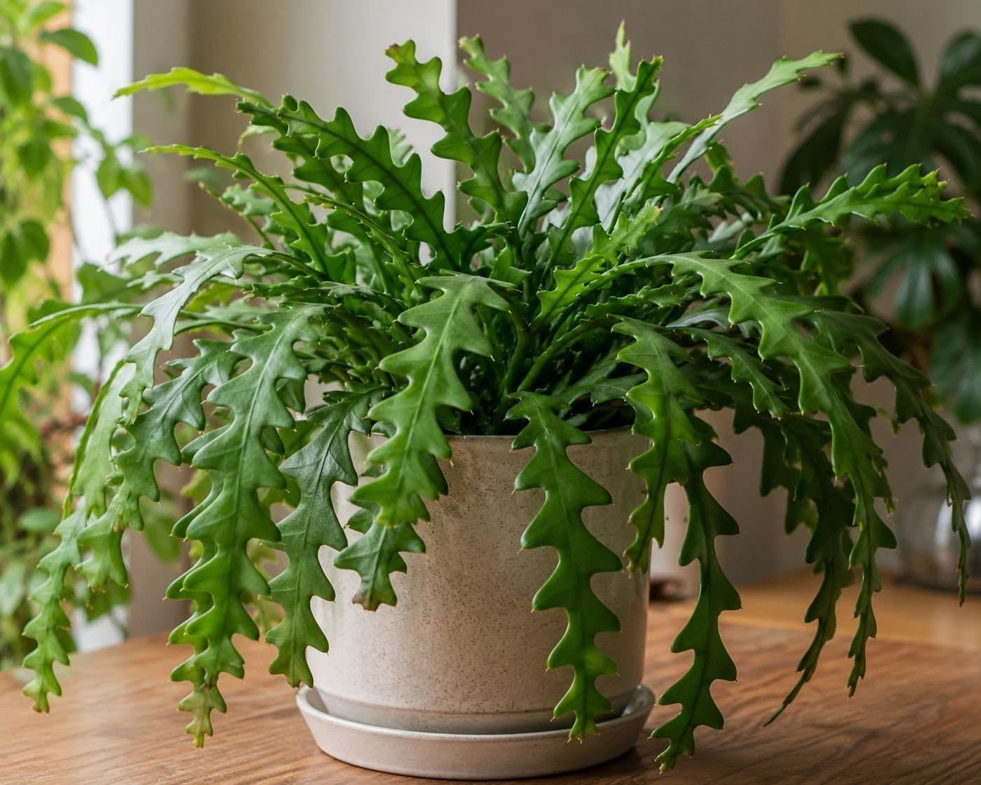 Två sticklingar av Epiphyllum anguliger (fiskbenskaktus)