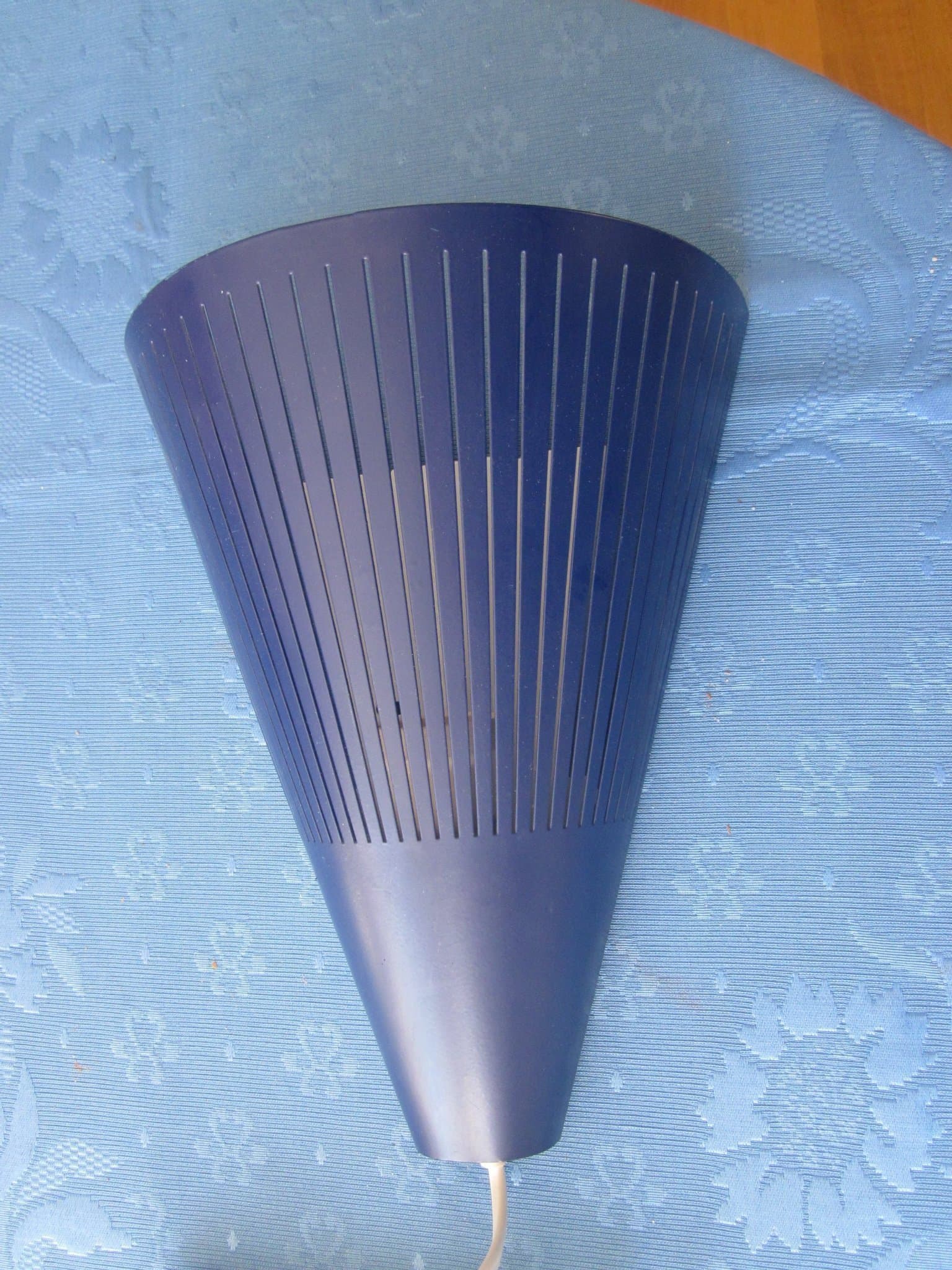 IKEA KLYKA Vägglampa i mörkblå metall 1990-tal