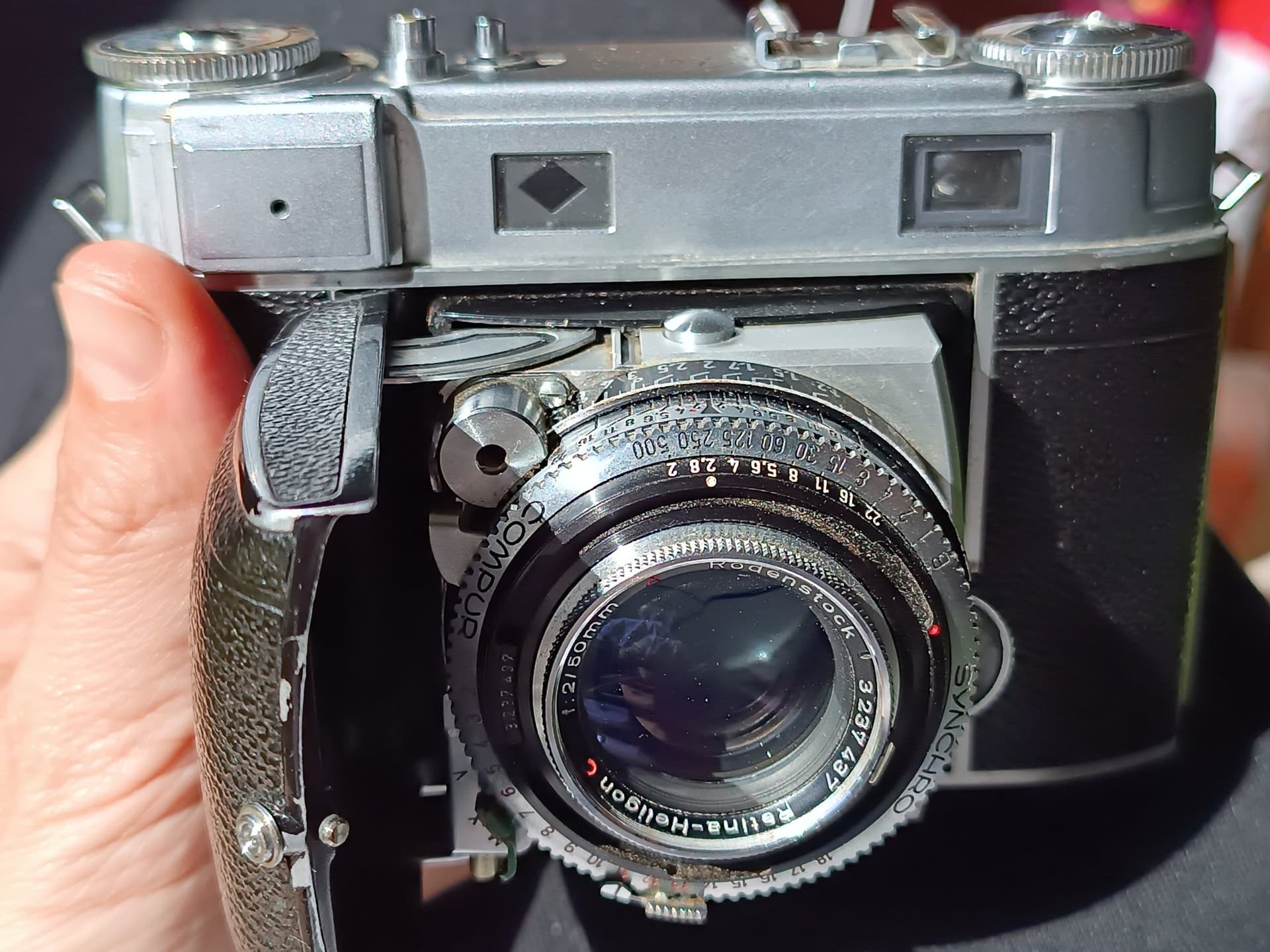 Vintage Kodak Retina IIIc Camera with Rodenstock Retina-Heligon C 1:2/50mm Lens