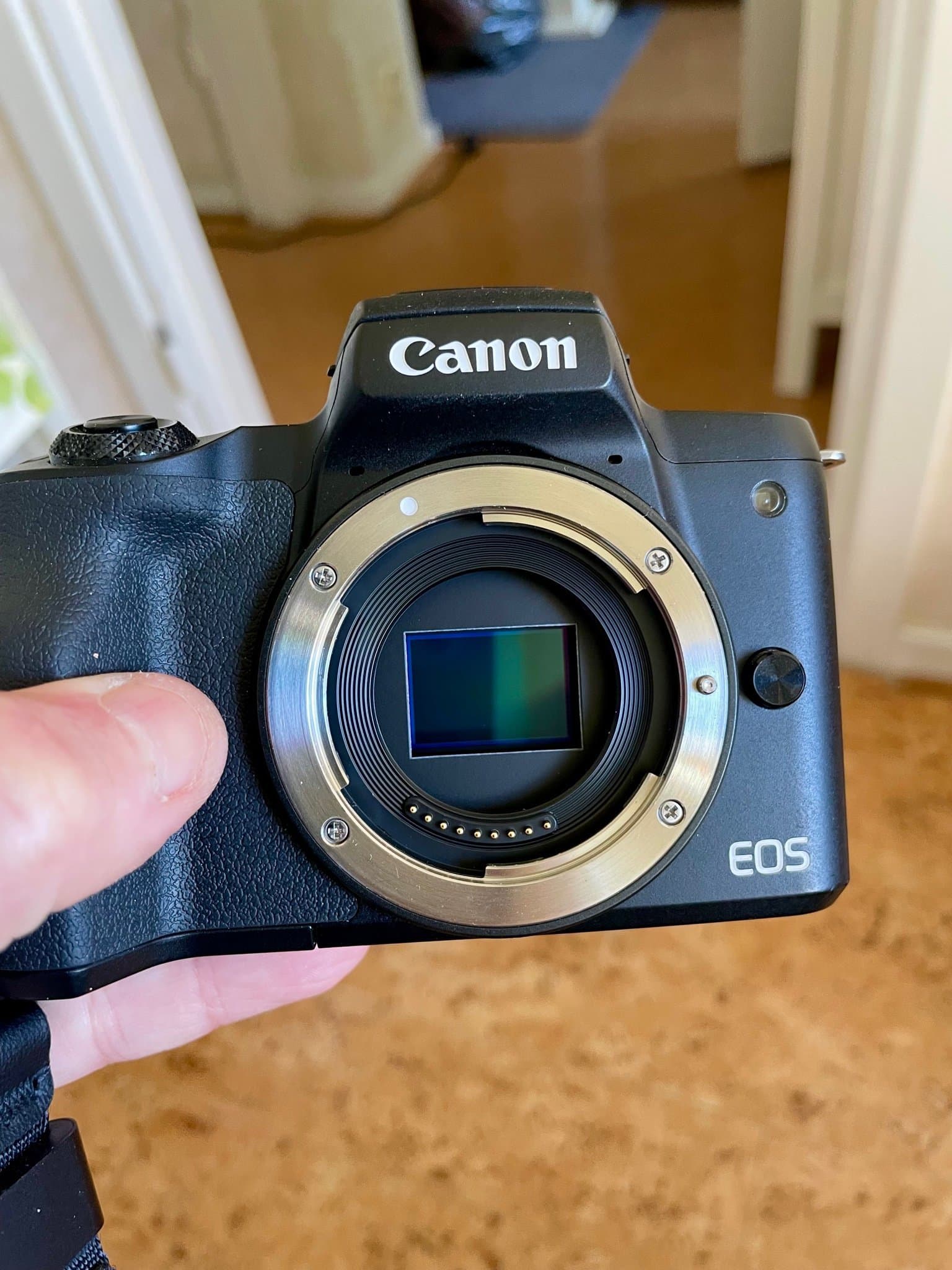 Canon EOS M50 systemkamera med objektiv och tillbehör