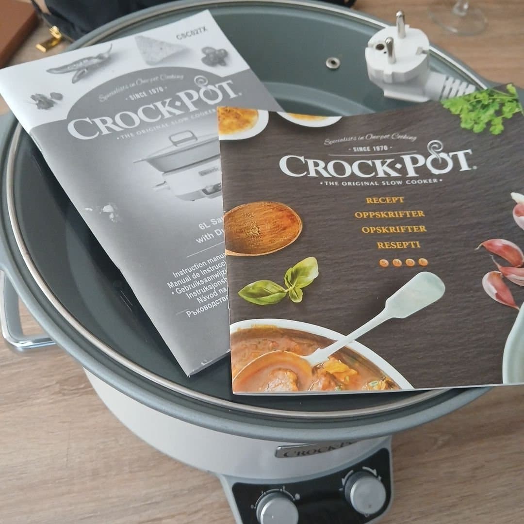 Ny oanvänd Crock-Pot 6L Sauté Slow Cooker med DuraCeramic™ Beläggning