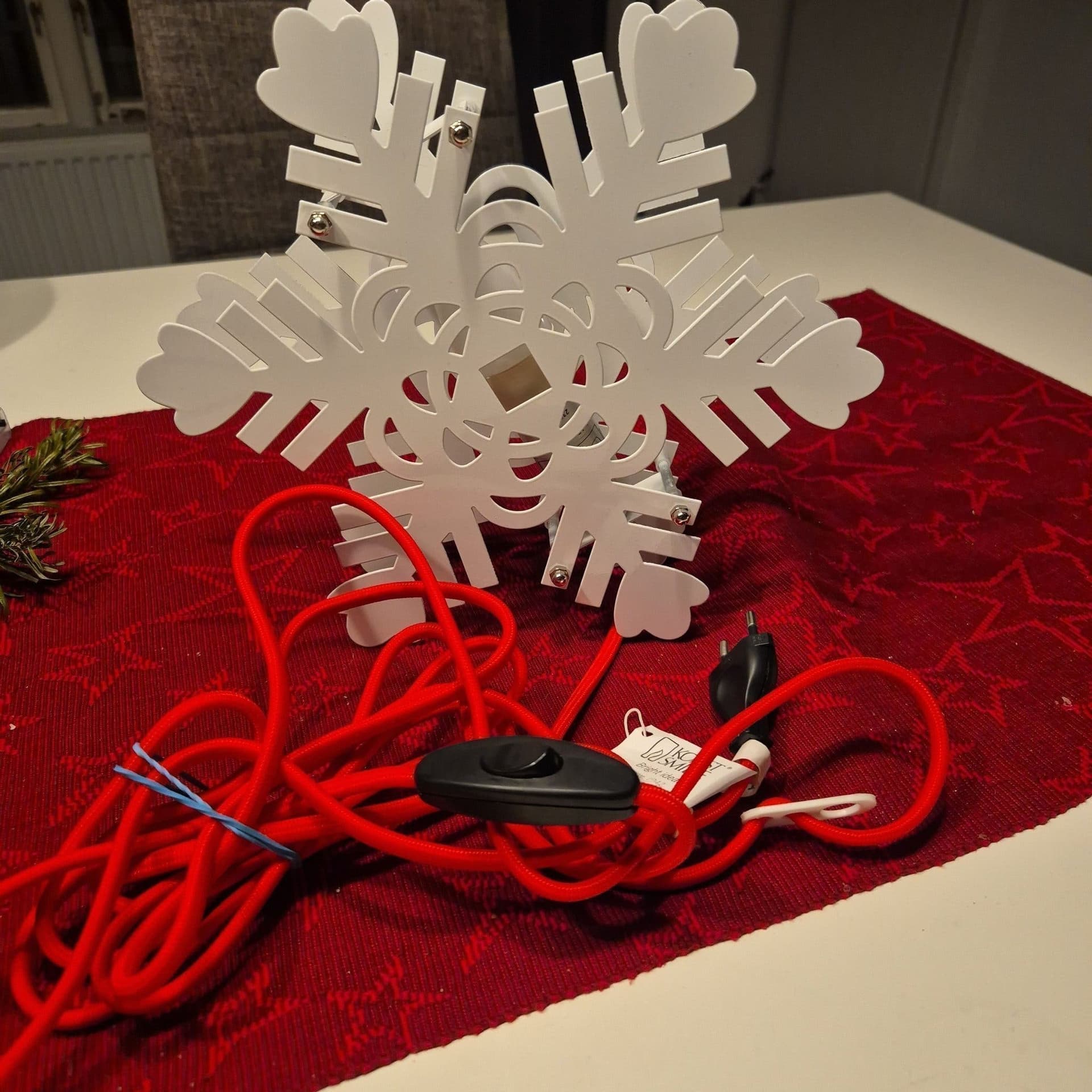 Konstsmide Snöflinga Lampa