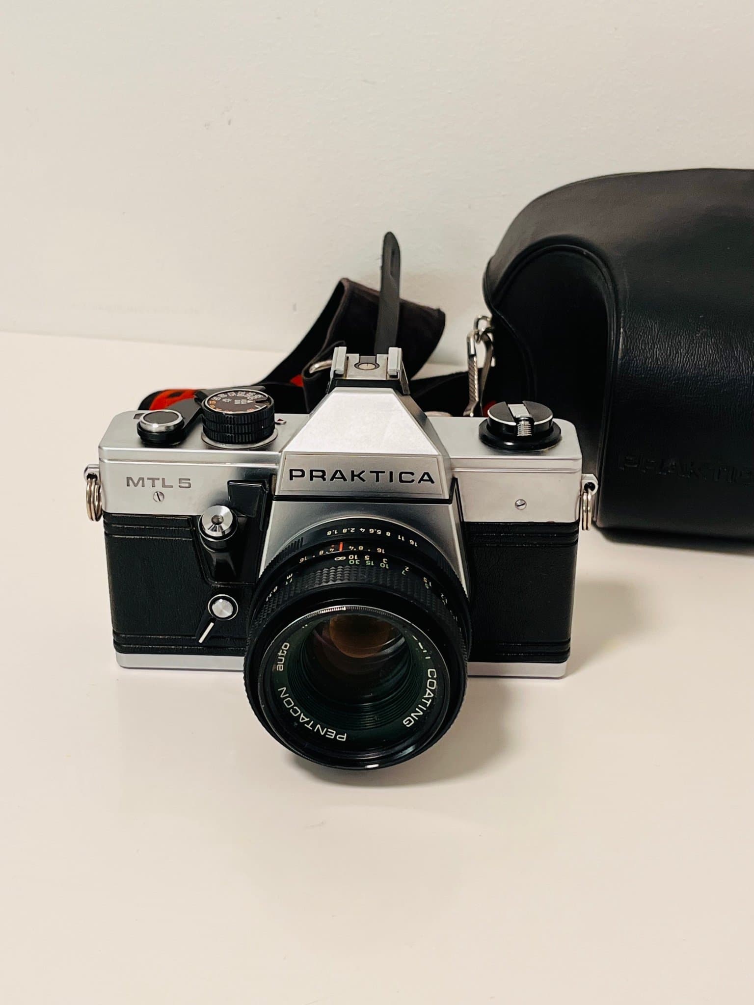 Praktica MTL 5 analog kamera med Pentacon Vintage 1980,tal