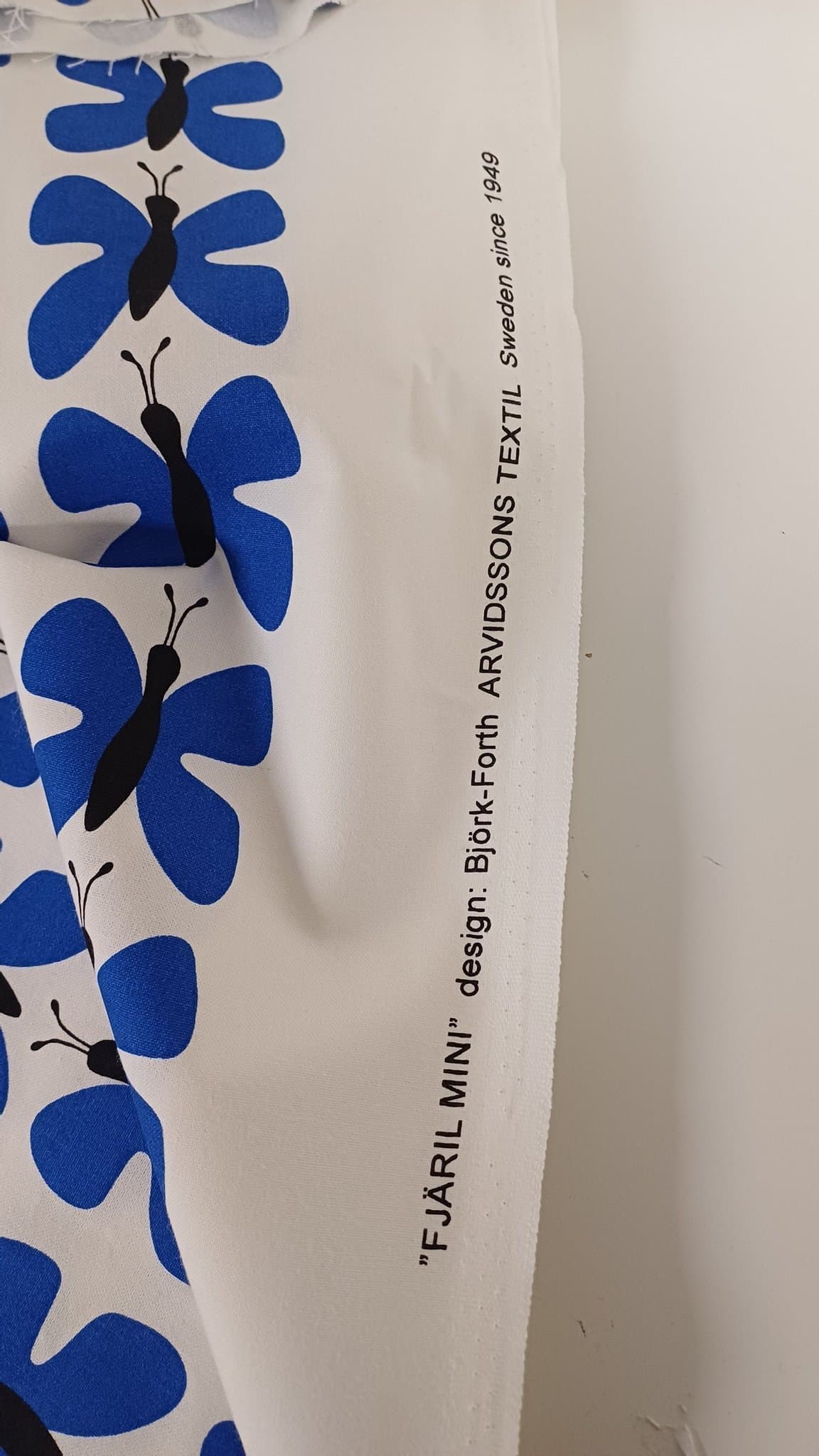 Stuvbit Fjäril Mini från Arvidssons Textil design björk-forth