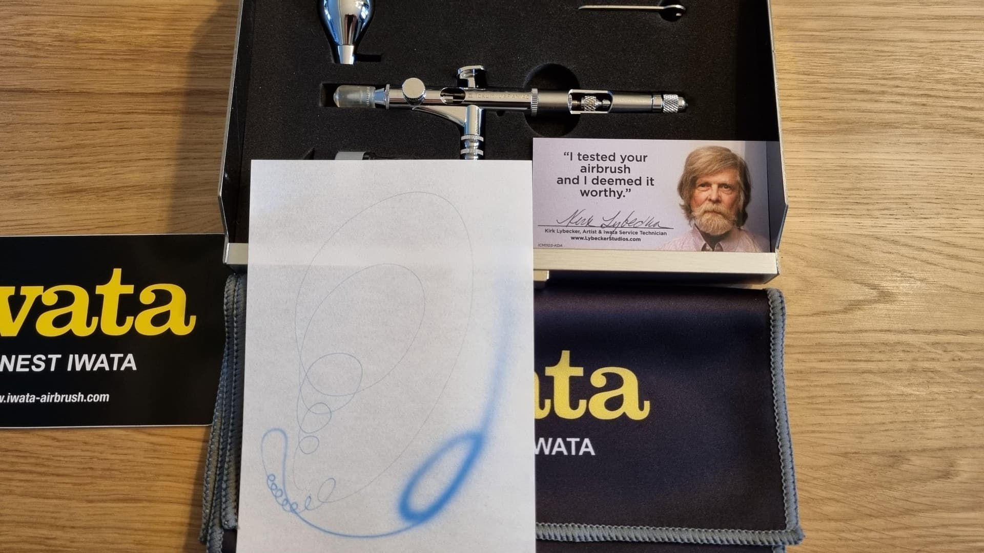 Iwata Custom Micron Takumi ICM 350T airbrush, sprillans ny
