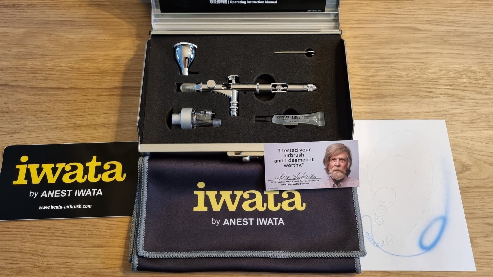 Iwata Custom Micron Takumi ICM 350T airbrush, sprillans ny