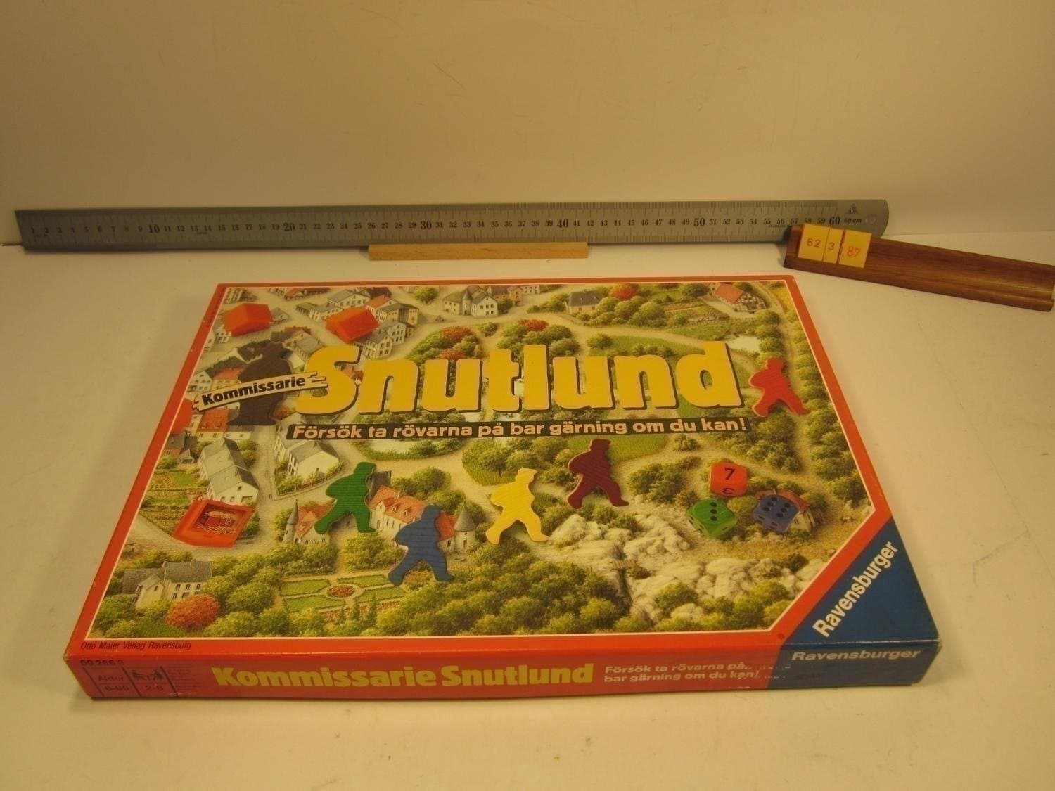 (Kommissarie) Snutlund ovanligt Ravensburger 1988, Komplett i Mycket fint skick